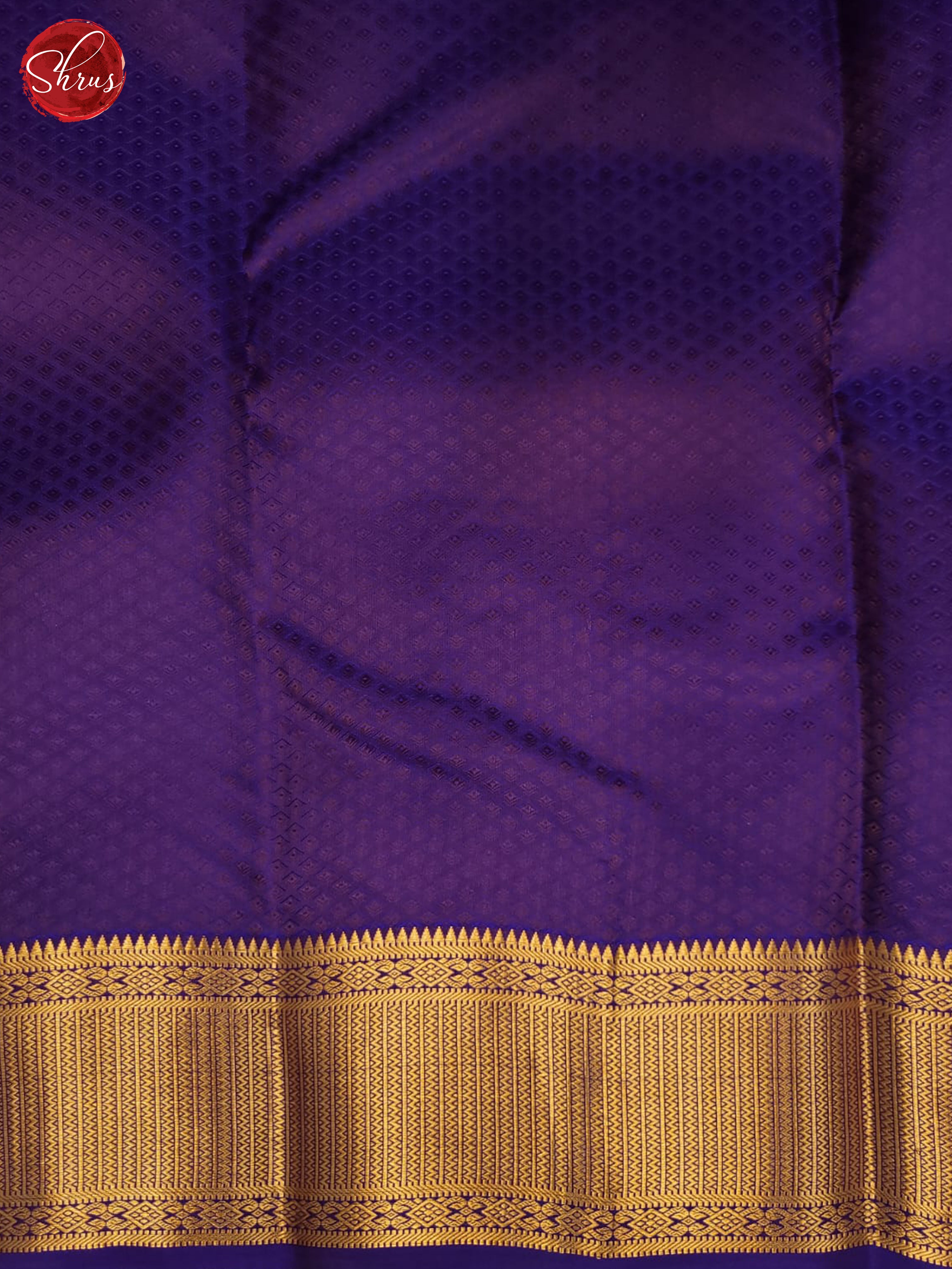 Green & Violet- Kanchipuram-halfpure Saree - Shop on ShrusEternity.com