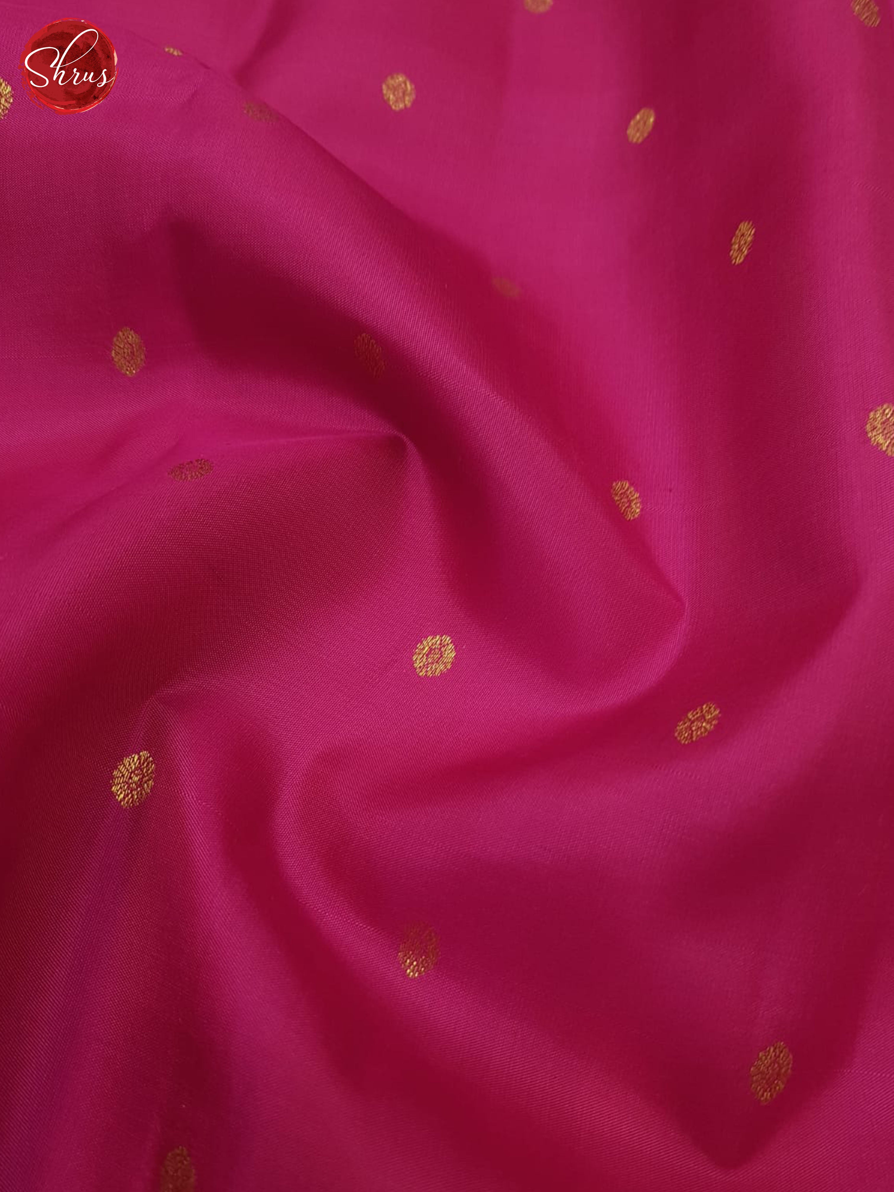 Pink(Single tone)-Kanchipuram Silk Saree - Shop on ShrusEternity.com