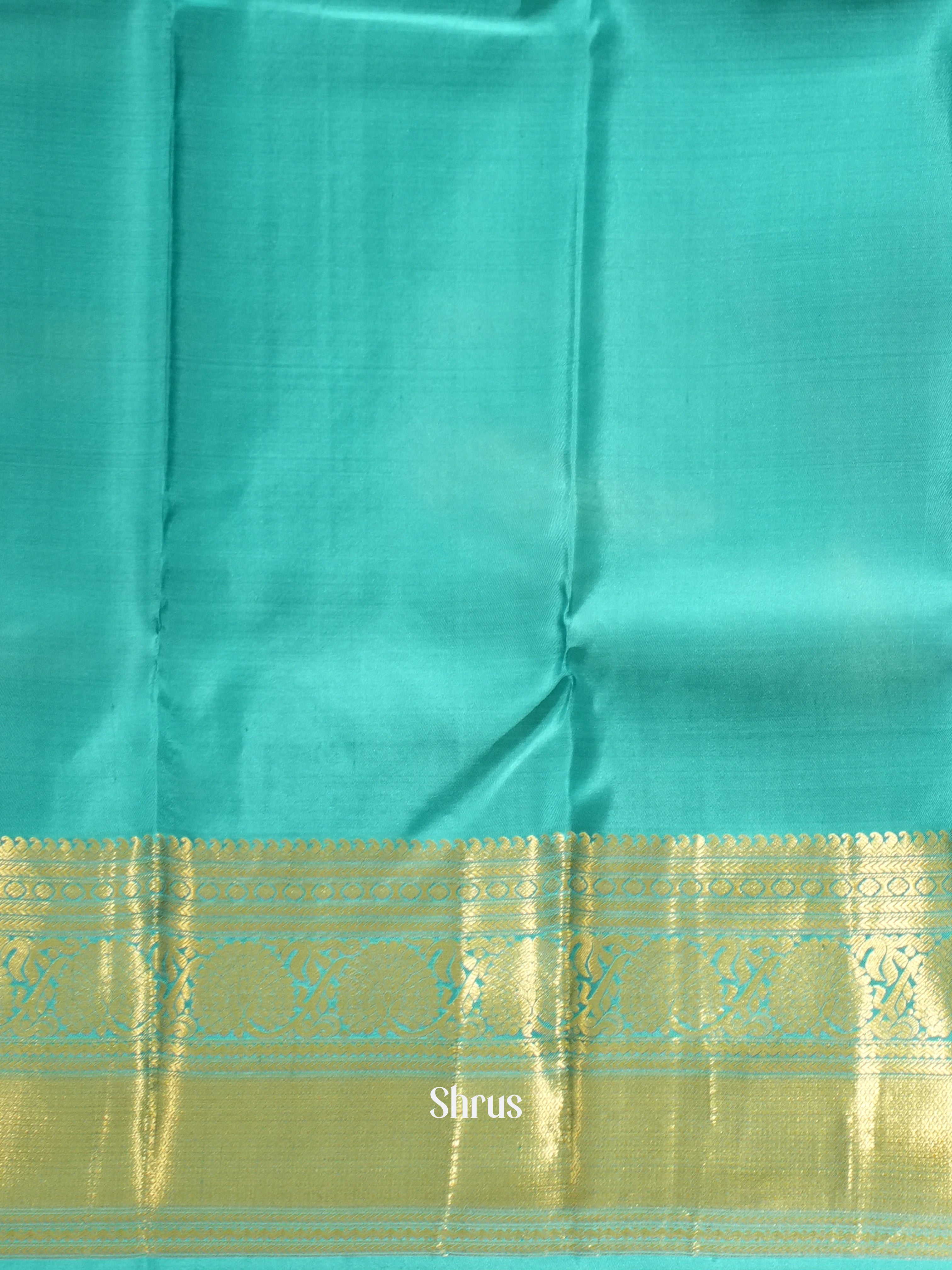 pink and Blue - Korvai Kanchipuram Silk Saree