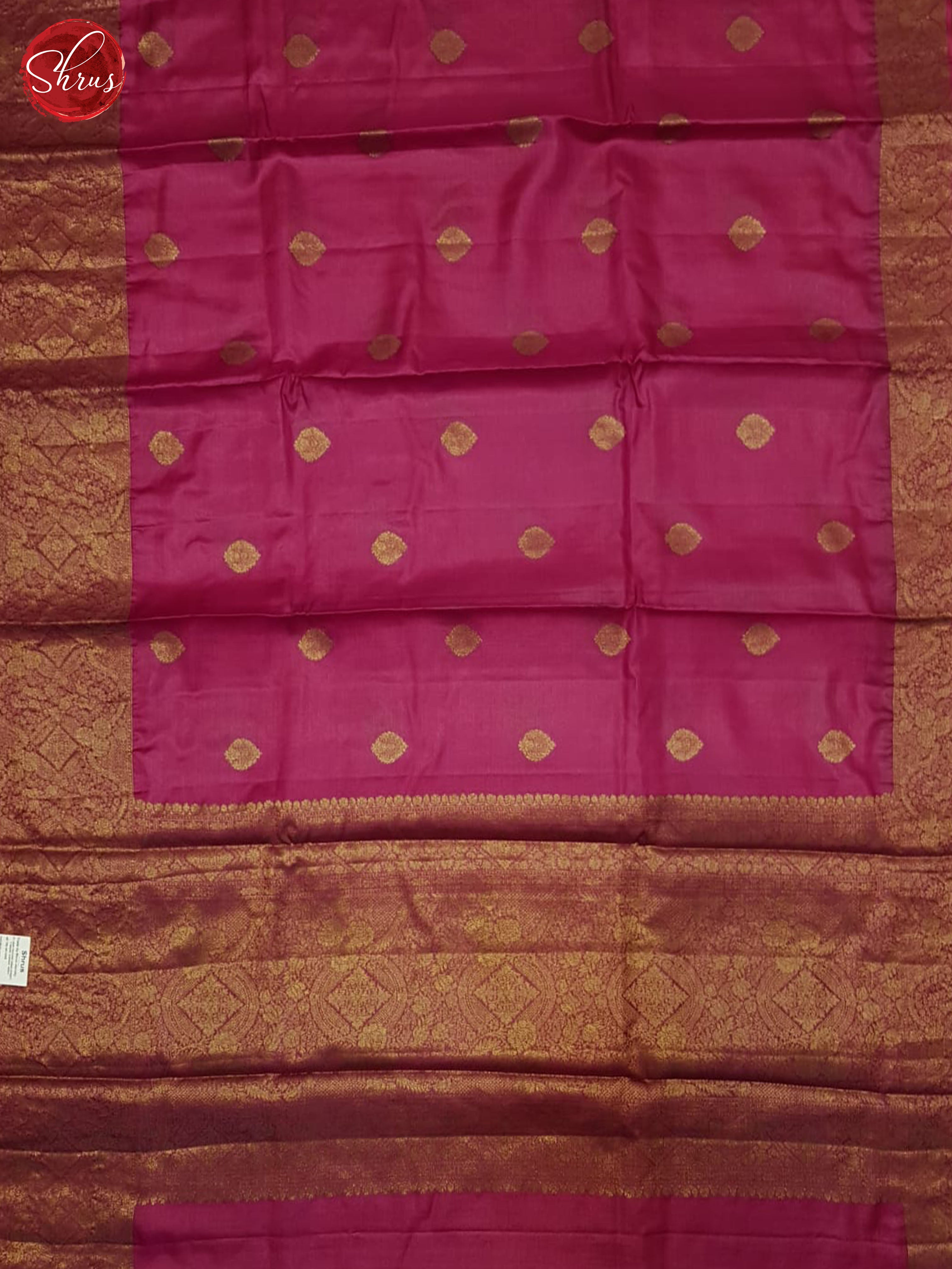 Pink(Single Tone) - Tussar Saree - Shop on ShrusEternity.com