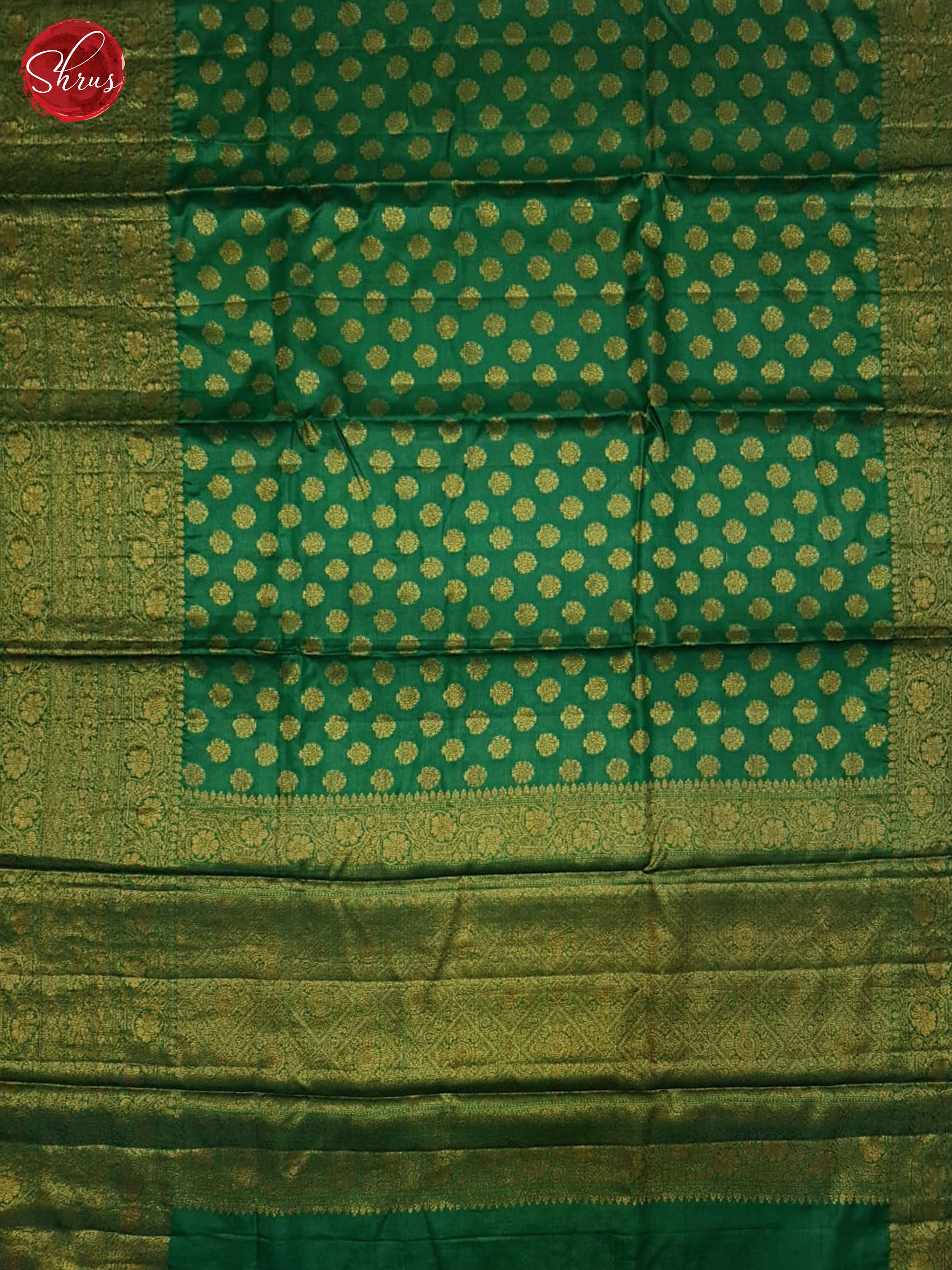 Green(Single Tone) - Tussar Saree - Shop on ShrusEternity.com