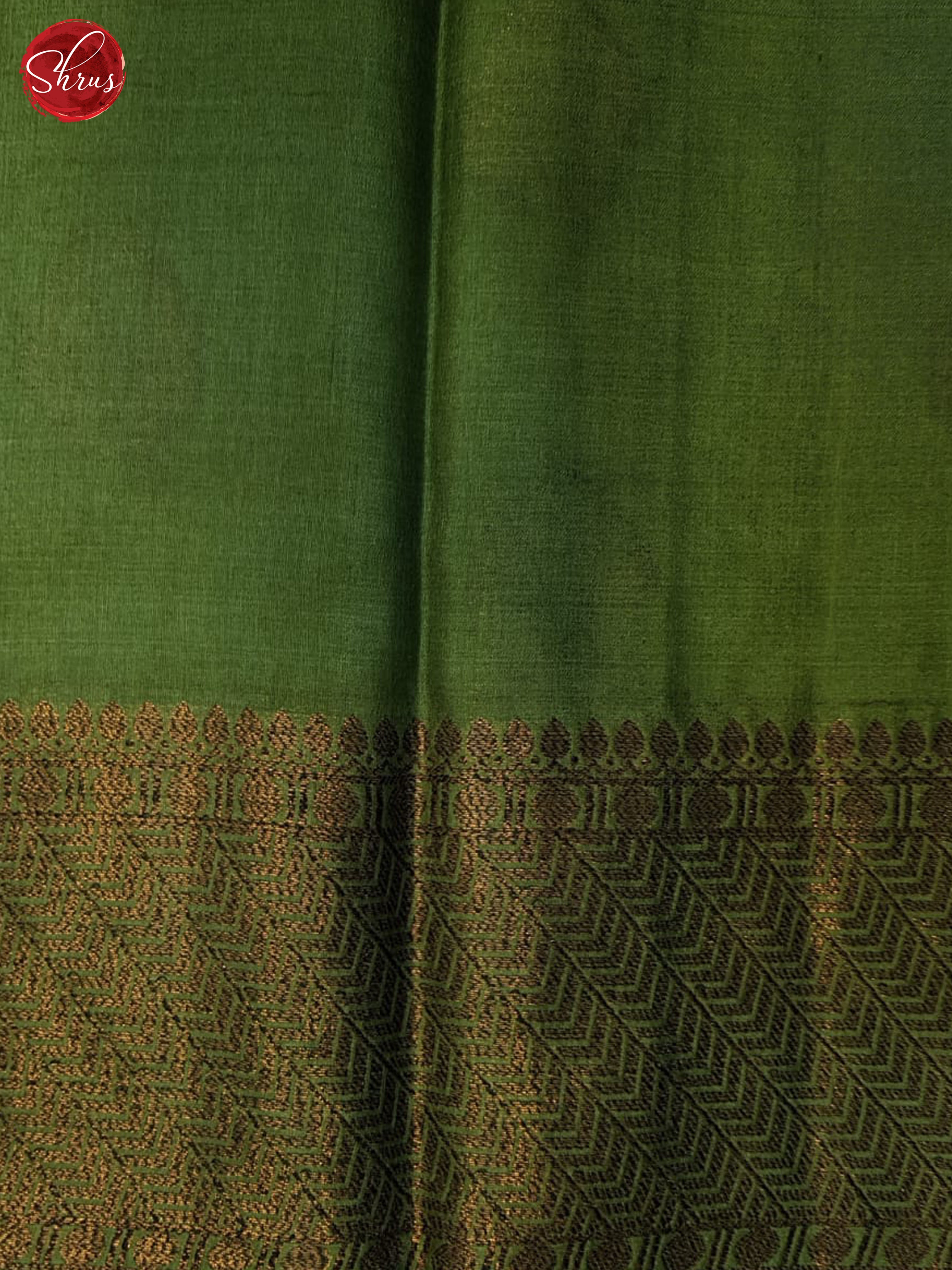 Green(Single Tone) - Tussar Saree - Shop on ShrusEternity.com