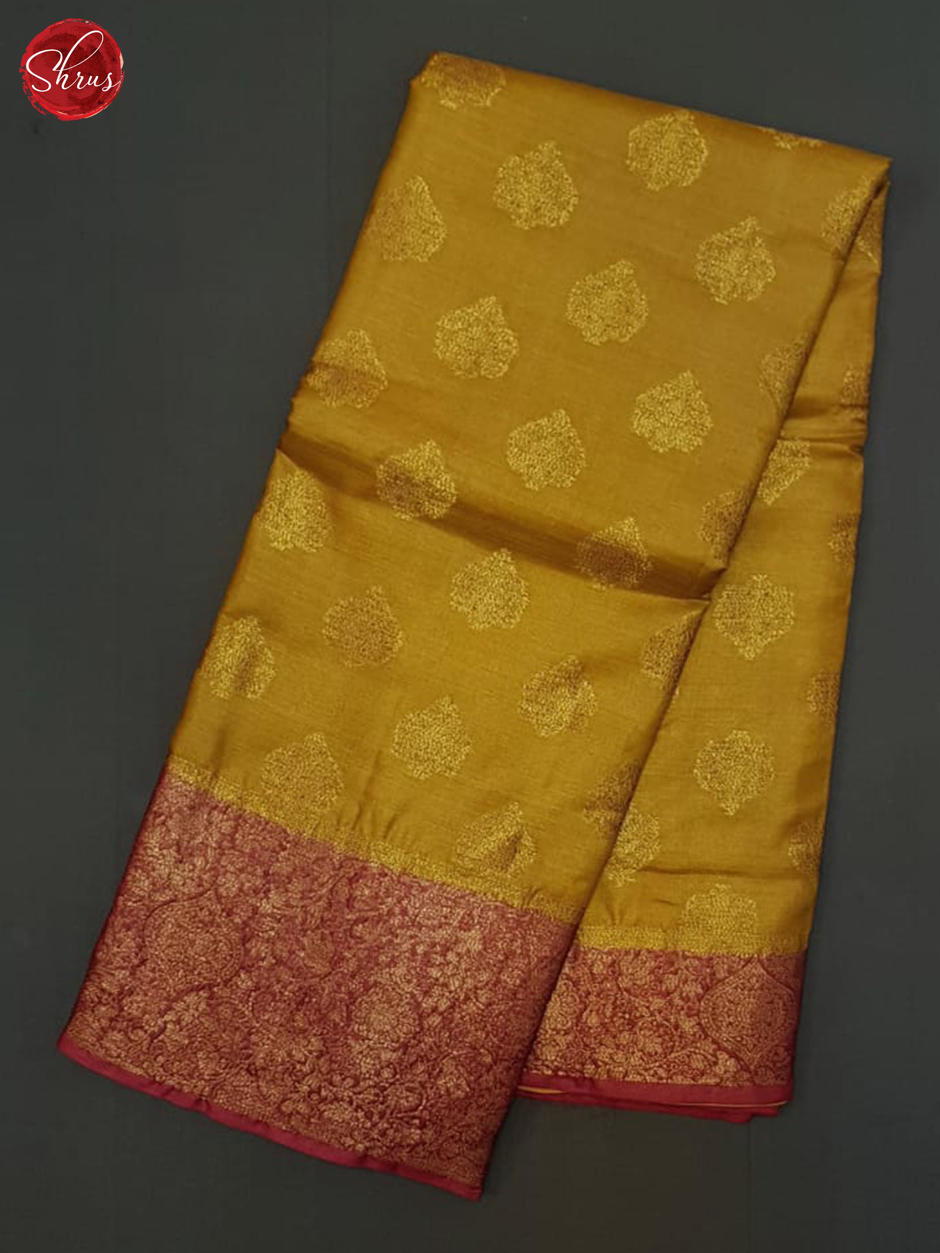 Mustard & Maroon - Tussar Saree - Shop on ShrusEternity.com