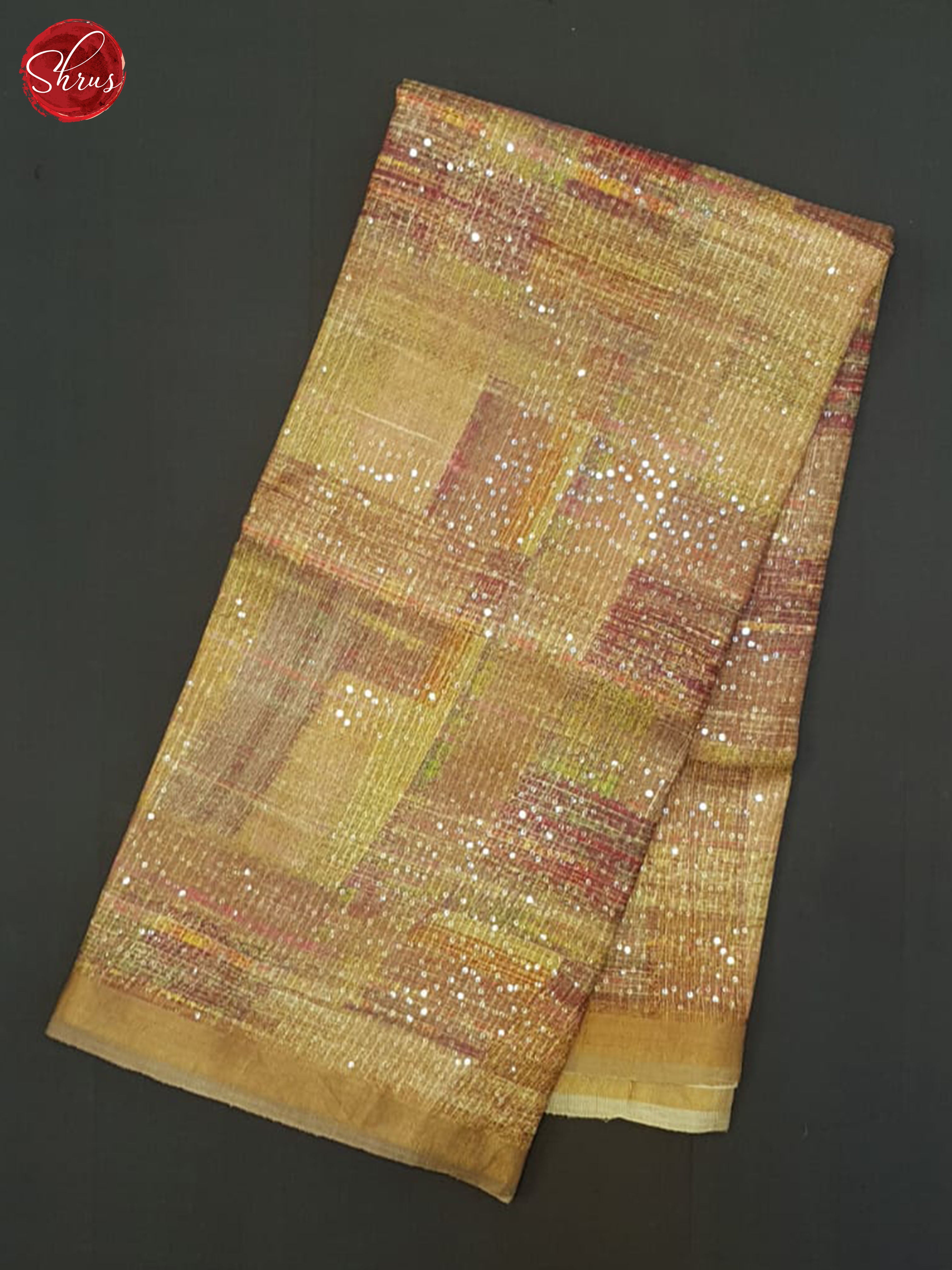 Multicolor & Brown - Tussar Saree - Shop on ShrusEternity.com