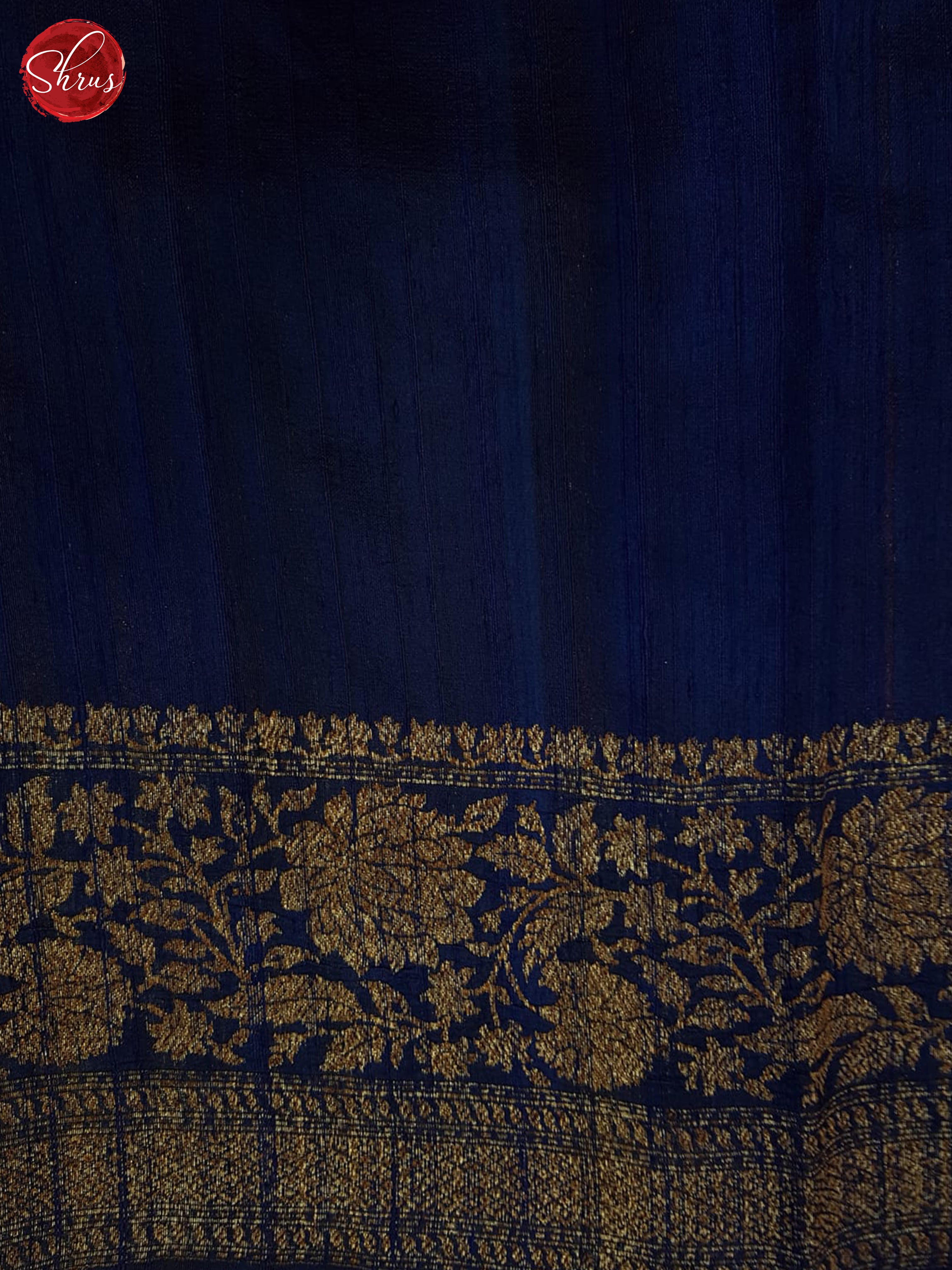 Pink & Blue - Dupion Saree - Shop on ShrusEternity.com