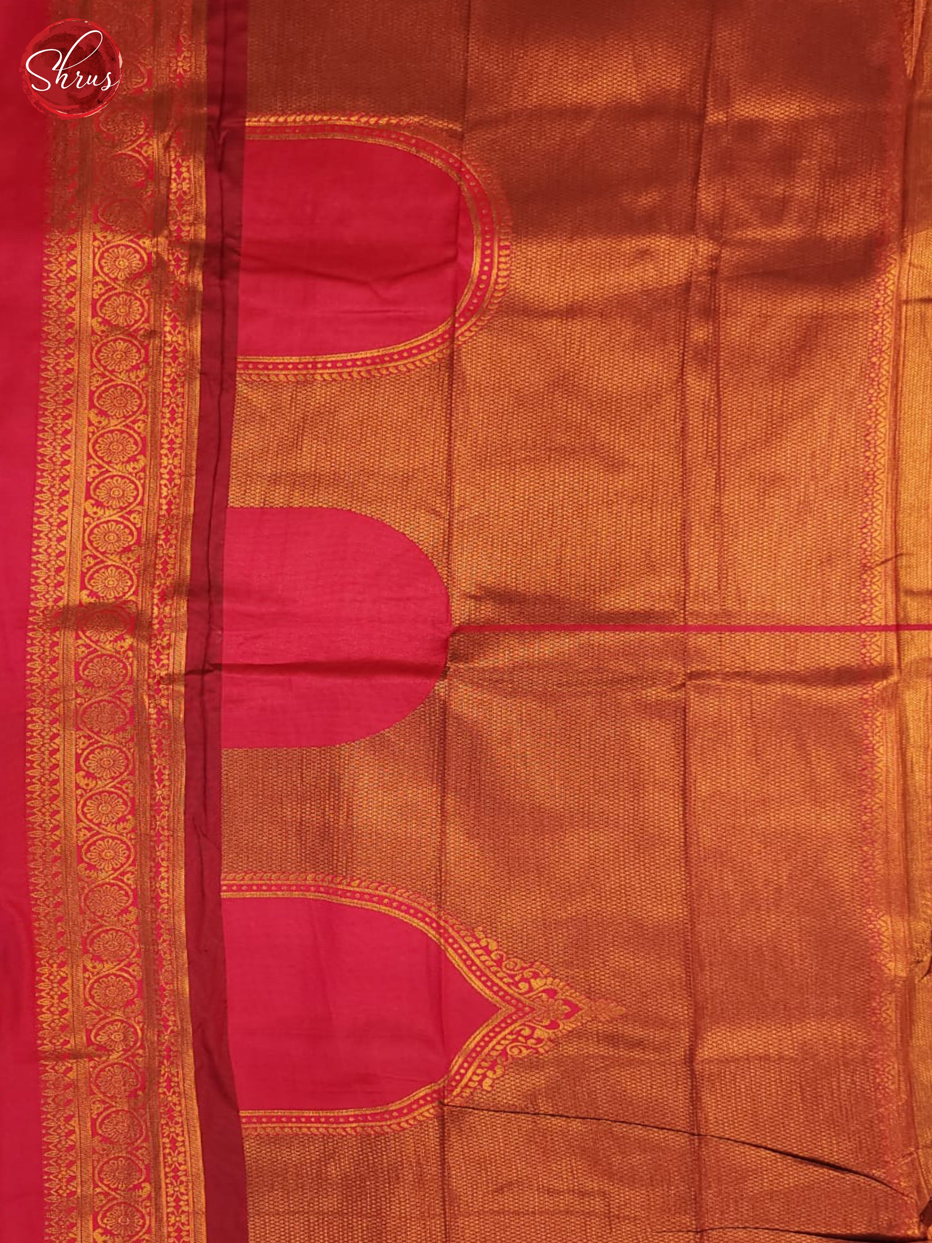 Peacock Blue & Orange - Semi Softsilk Saree - Shop on ShrusEternity.com