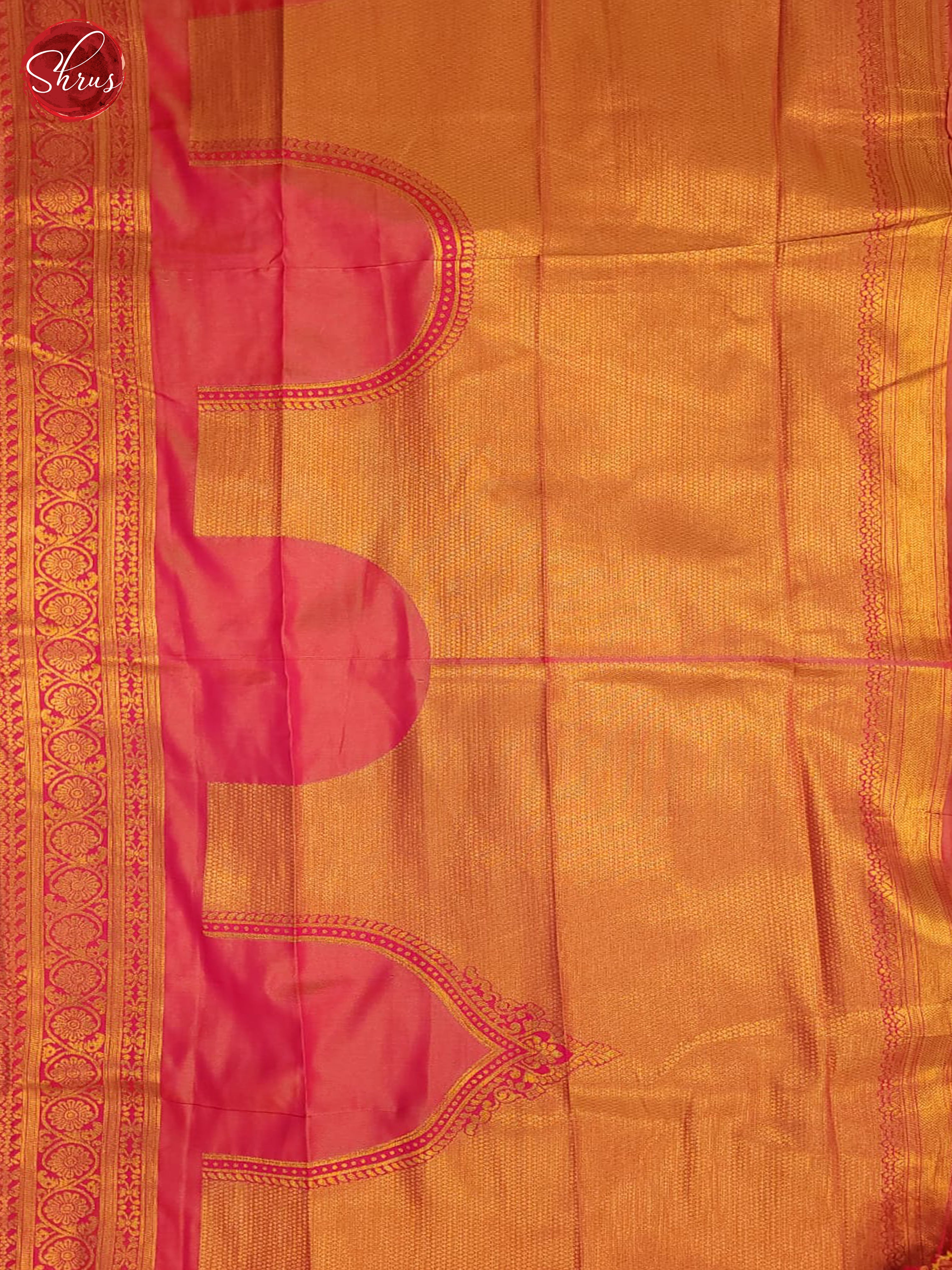 Yellow & Pink - Semi Softsilk Saree - Shop on ShrusEternity.com