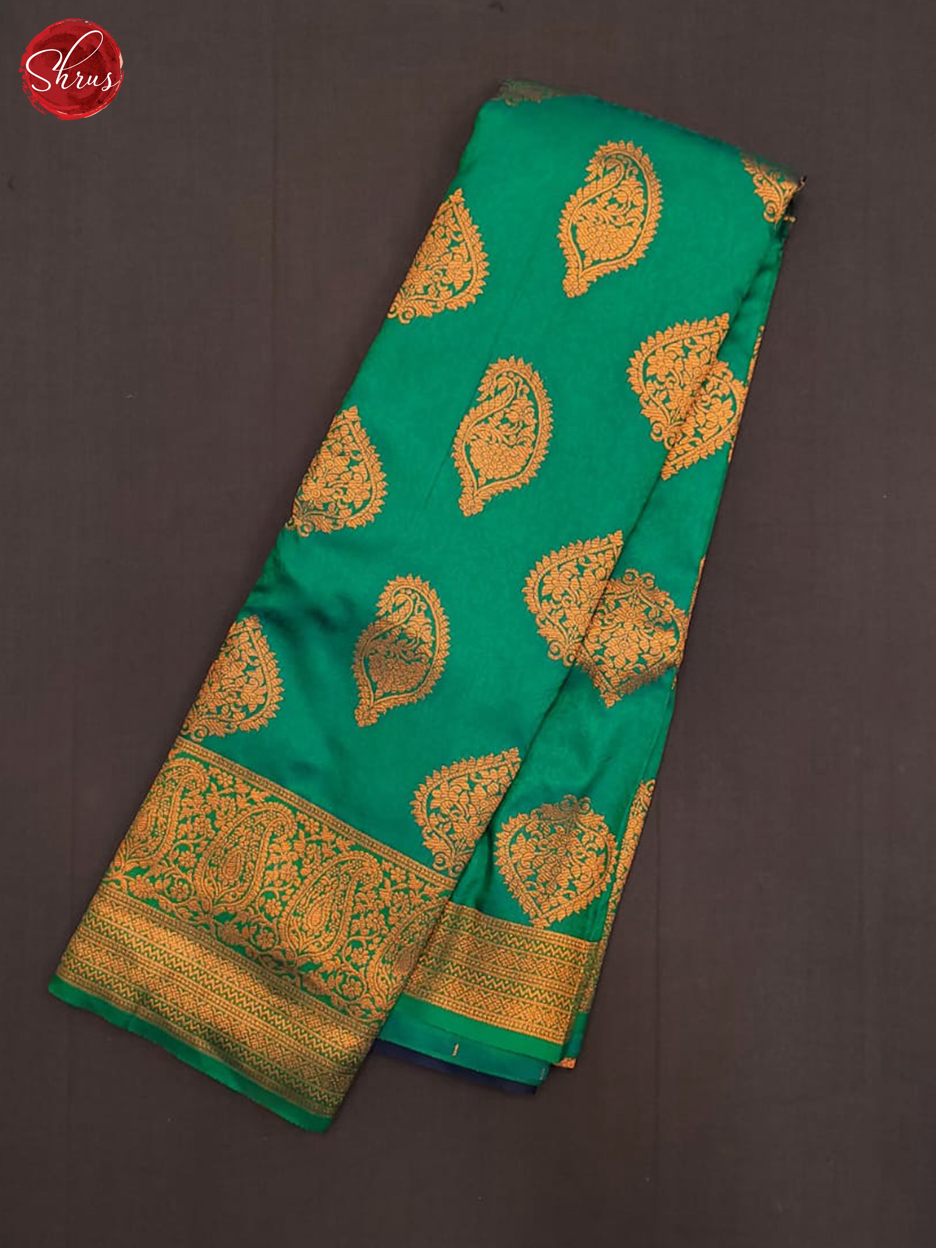 Green & Blue - Semi Soft silk Saree - Shop on ShrusEternity.com