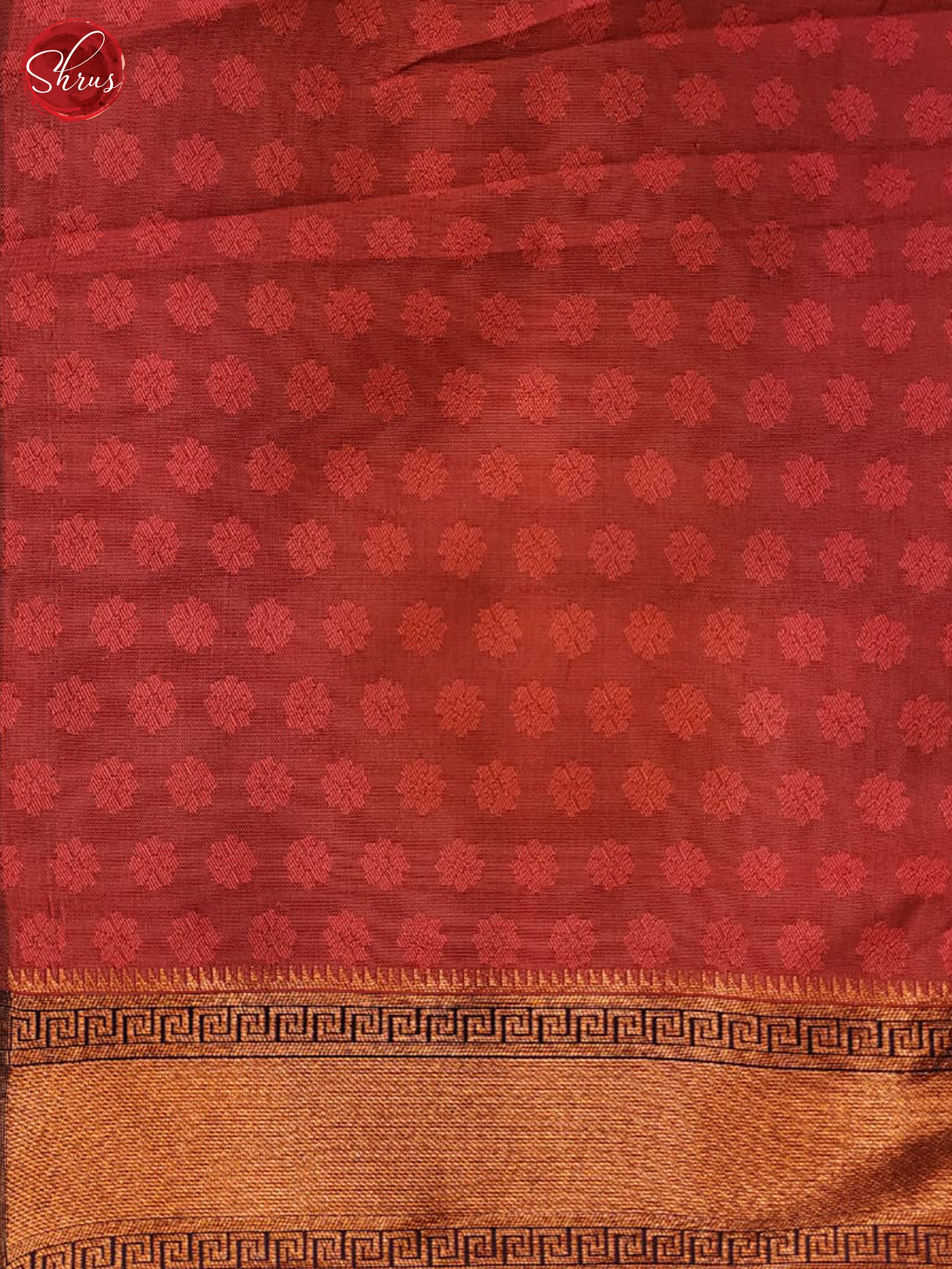 Blue & Red - Semi Softsilk Saree - Shop on ShrusEternity.com