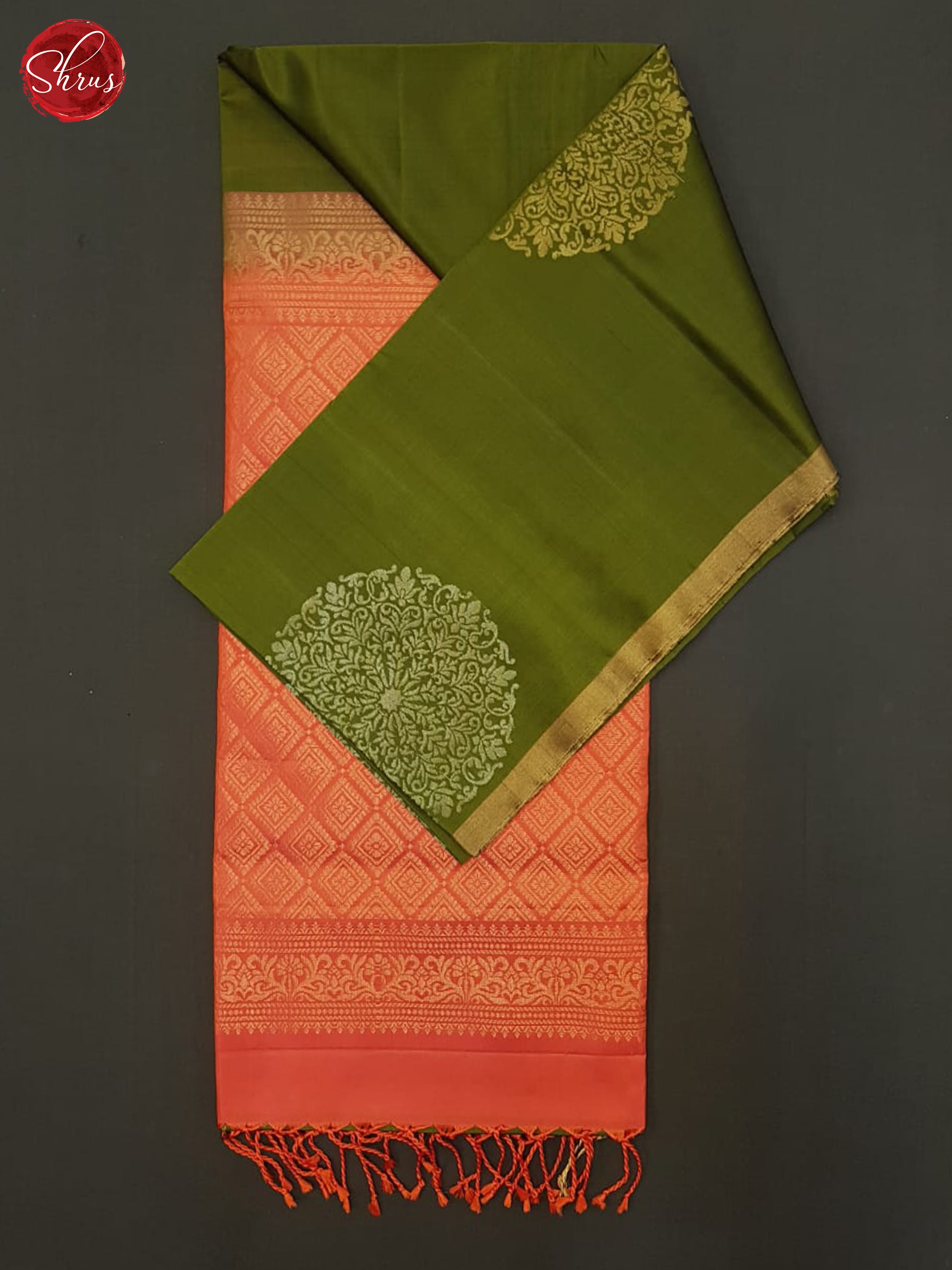 BHS10537 - Soft Silk Halfpure Saree - Shop on ShrusEternity.com