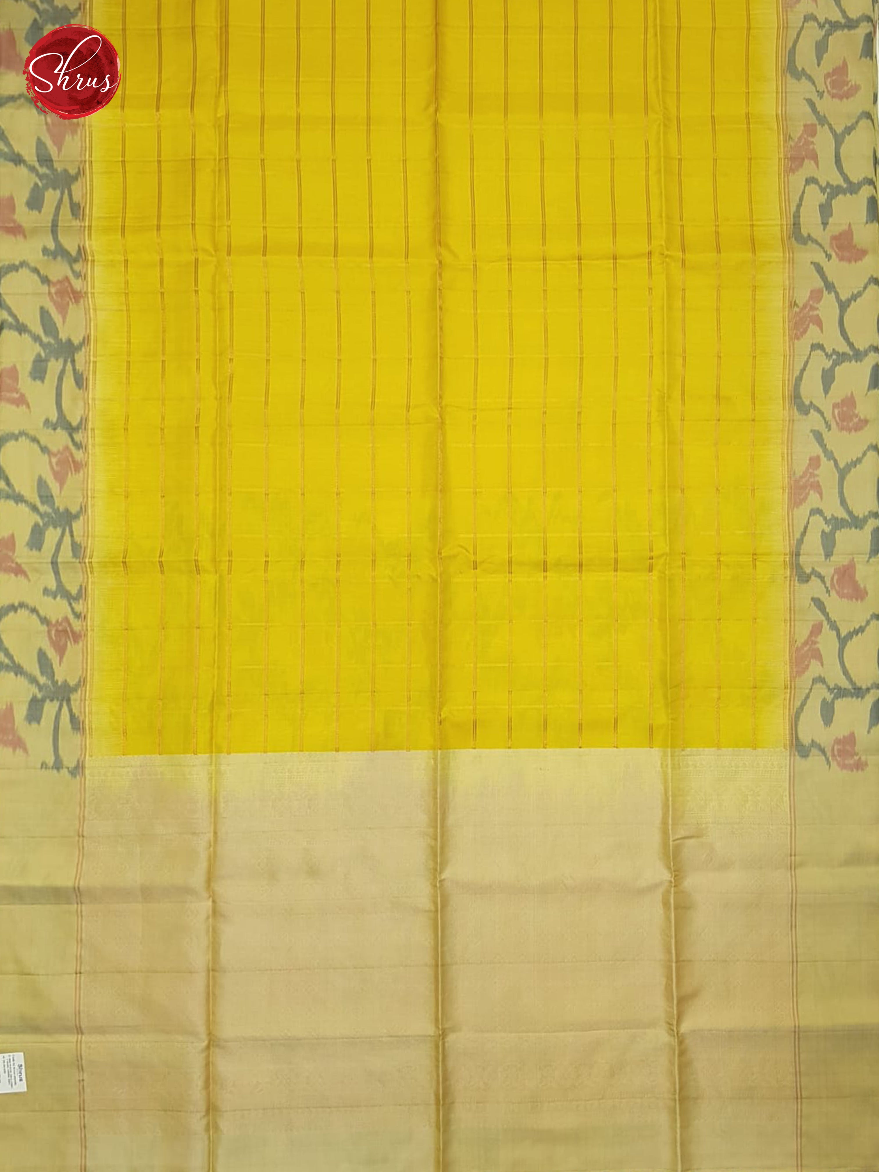 Yellow And Beige-Soft Silk Saree - Shop on ShrusEternity.com