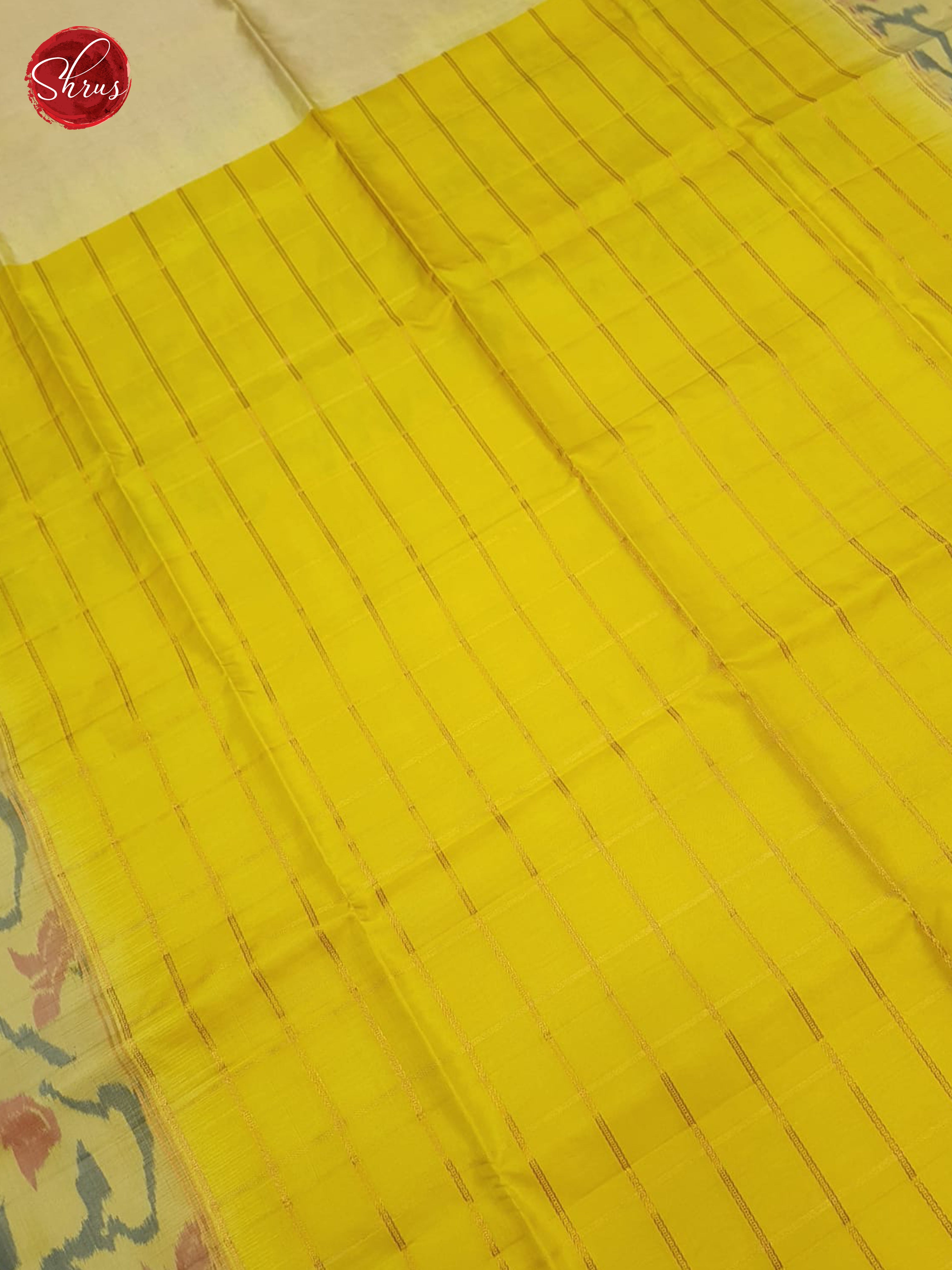 Yellow And Beige-Soft Silk Saree - Shop on ShrusEternity.com