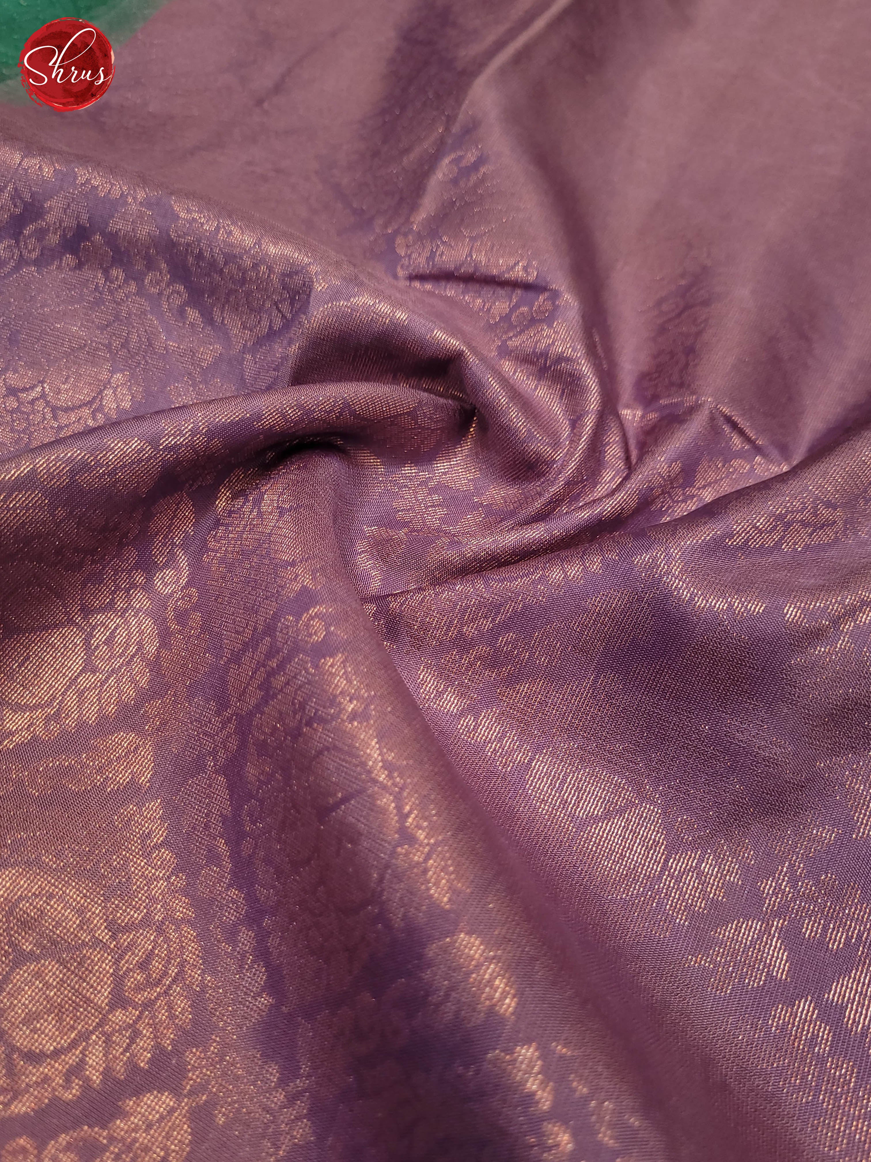 Lavender and Teal Blue-Soft Silk Saree - Shop on ShrusEternity.com