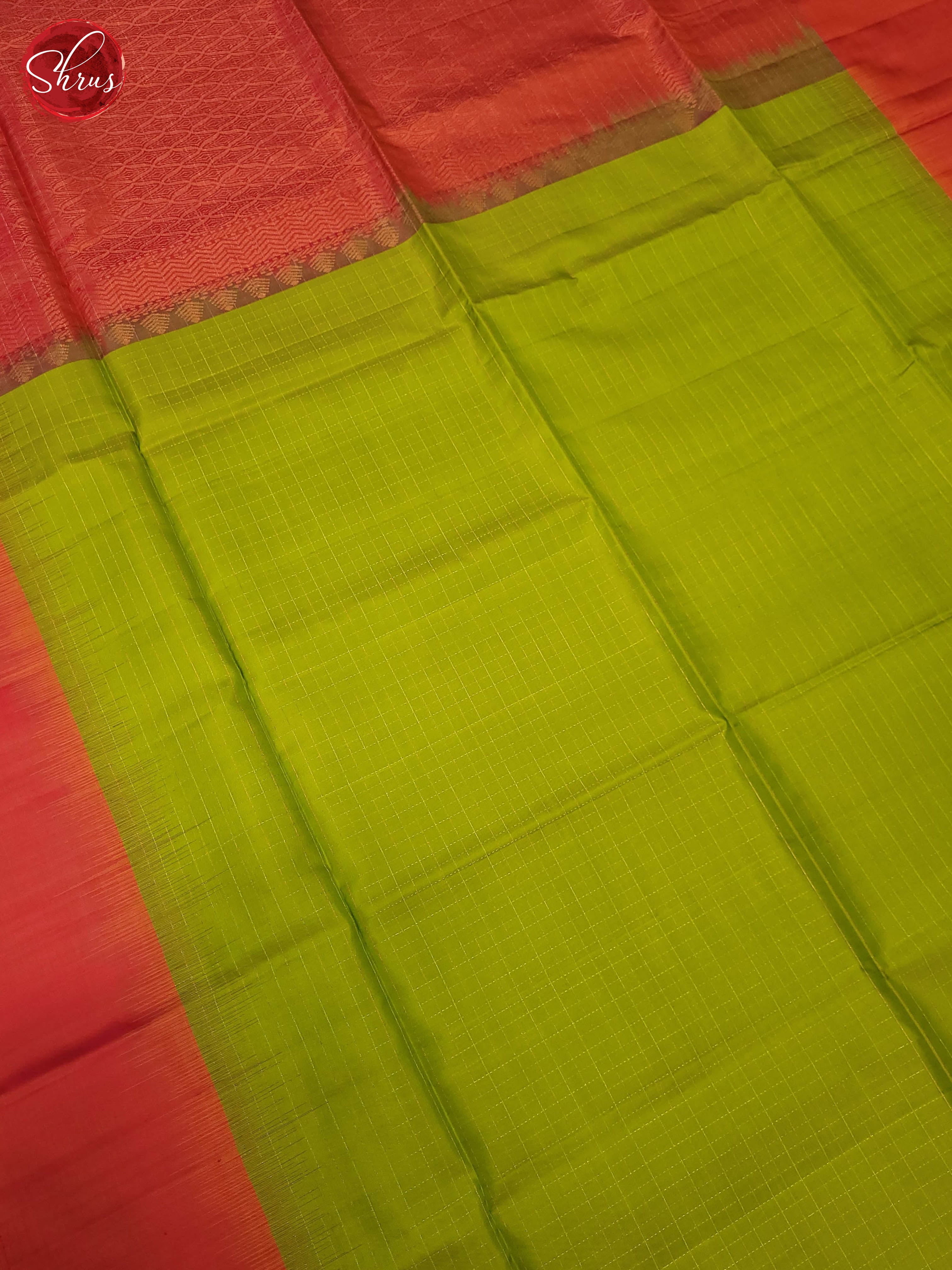 Green and pink-Soft silk Saree - Shop on ShrusEternity.com