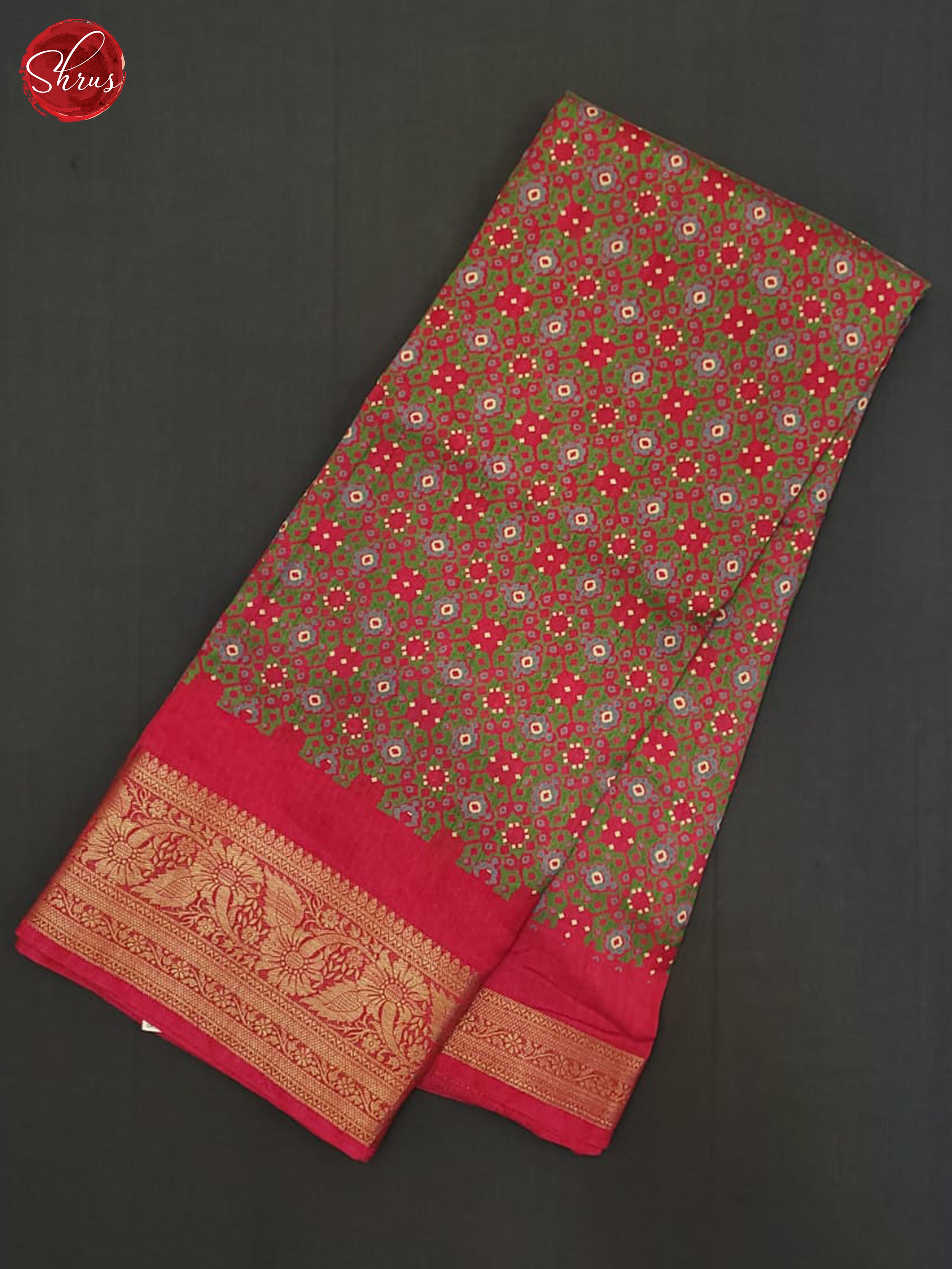 Pink(Single Tone) - Semi Crepe Saree - Shop on ShrusEternity.com