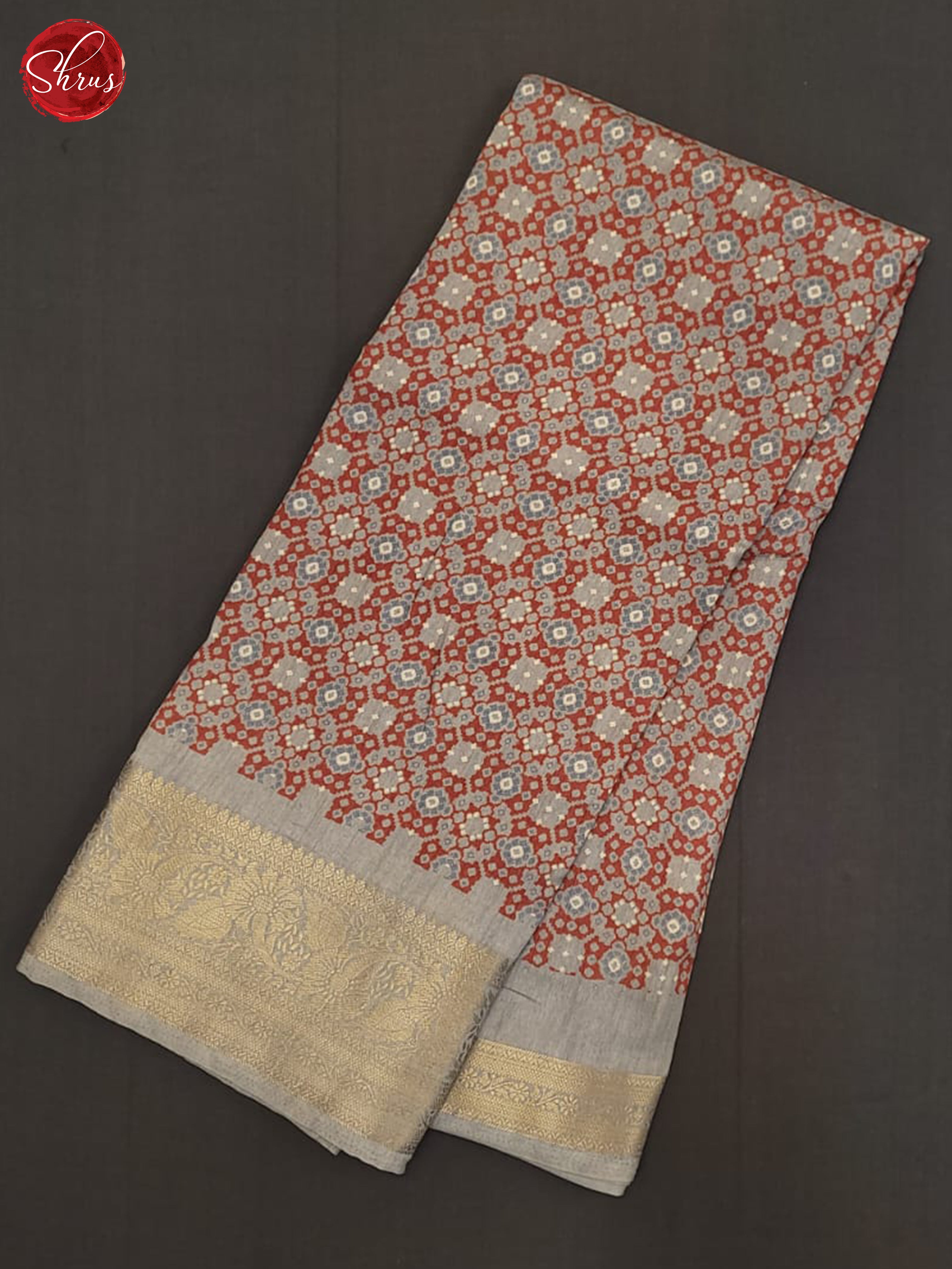 Grey (Single Tone) - Semi Crepe Saree - Shop on ShrusEternity.com