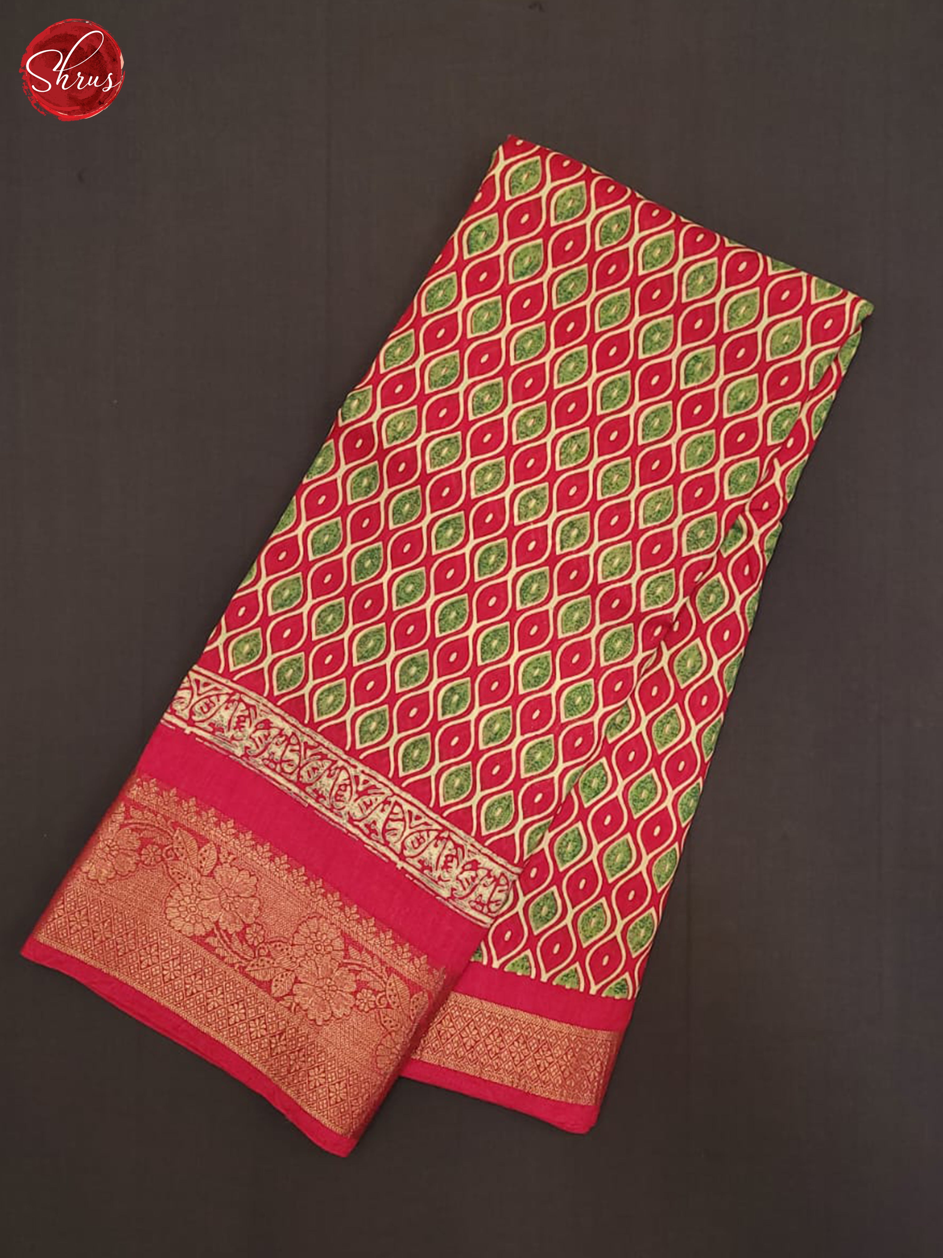 Pink(Single Tone) - Semi Crepe Saree - Shop on ShrusEternity.com