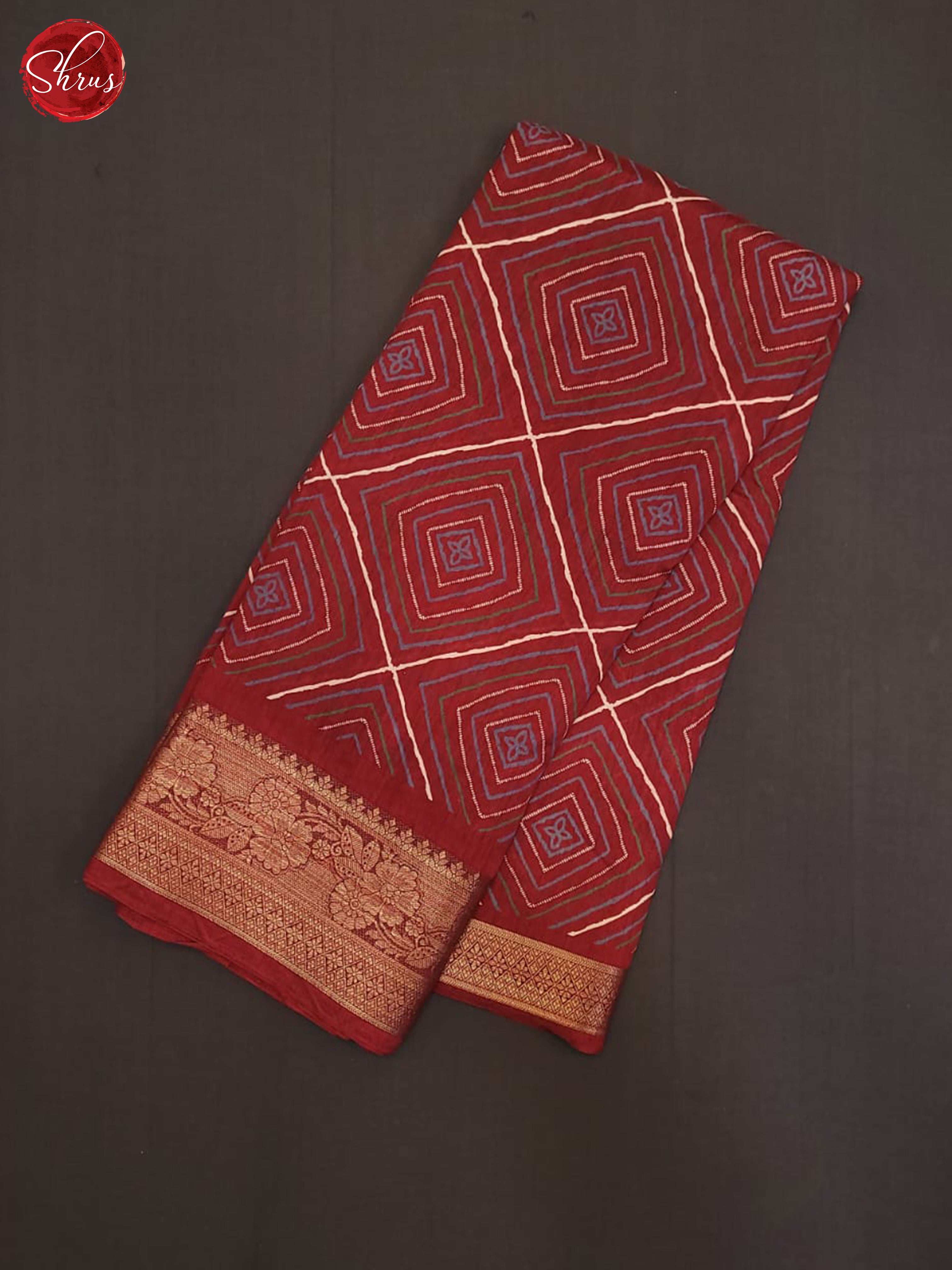 Maroon(Single Tone)- Semi Crepe Saree - Shop on ShrusEternity.com