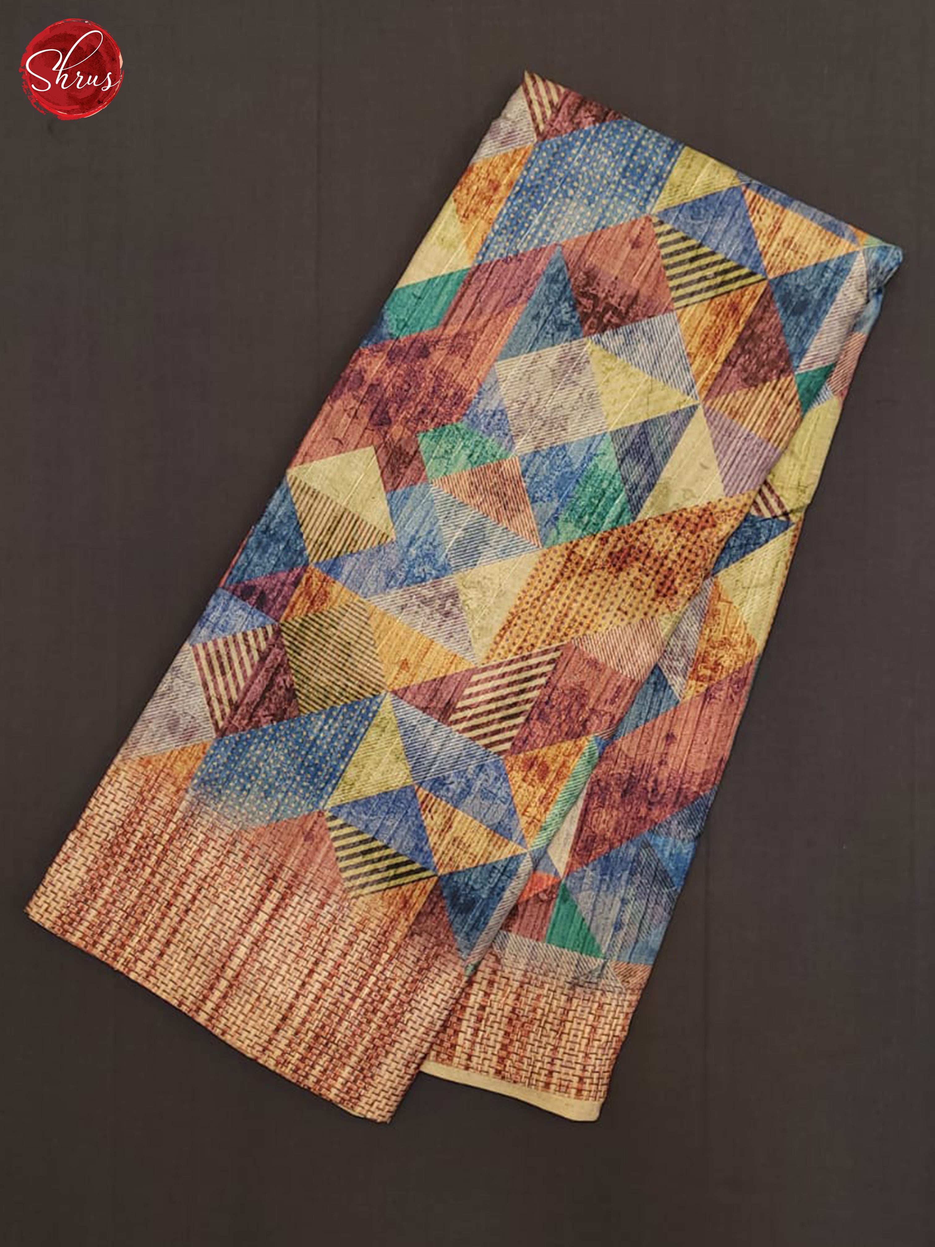 Multicolor & Brown - Matka Cotton Saree - Shop on ShrusEternity.com