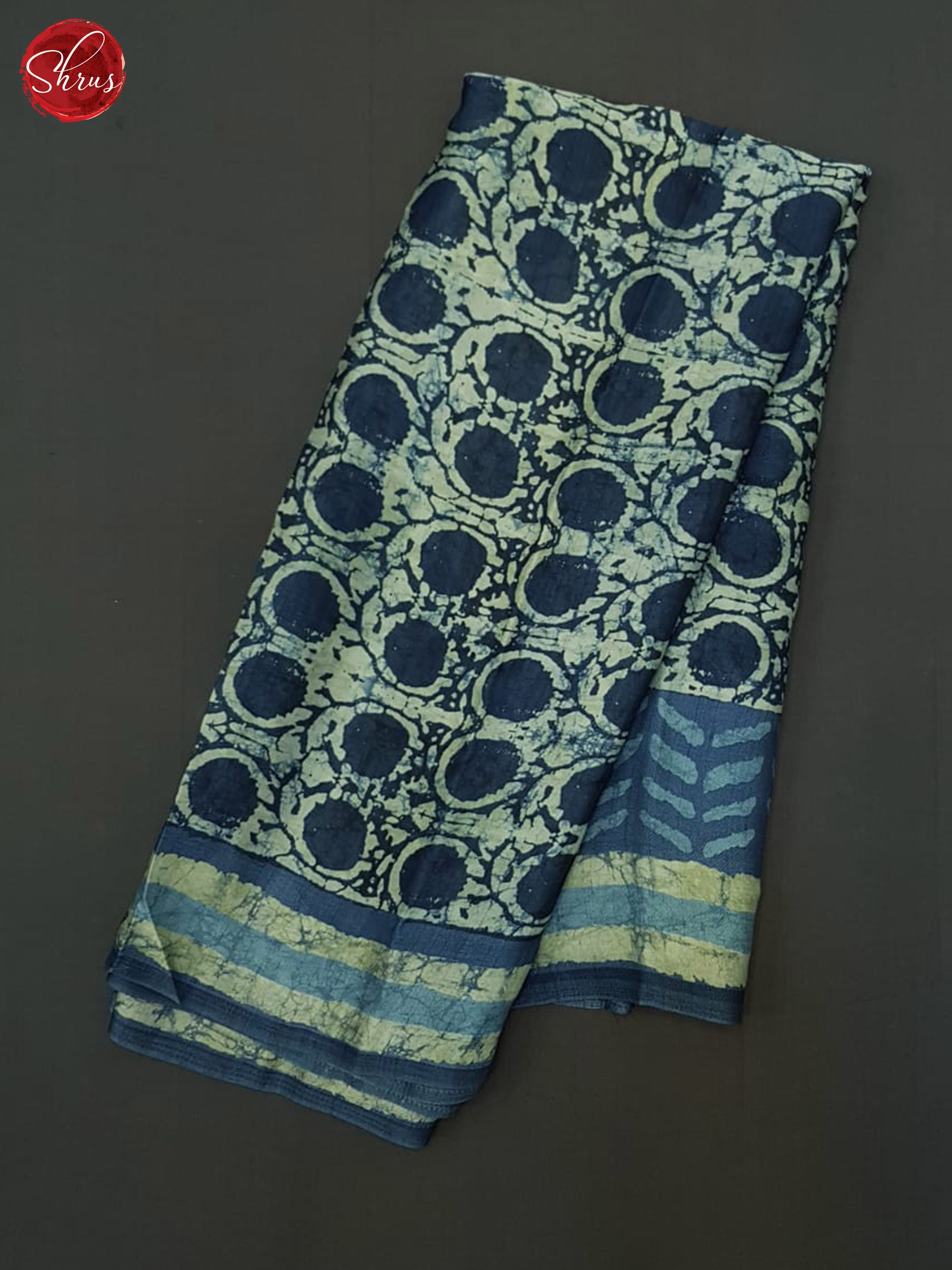 blue - Art Modal Saree - Shop on ShrusEternity.com