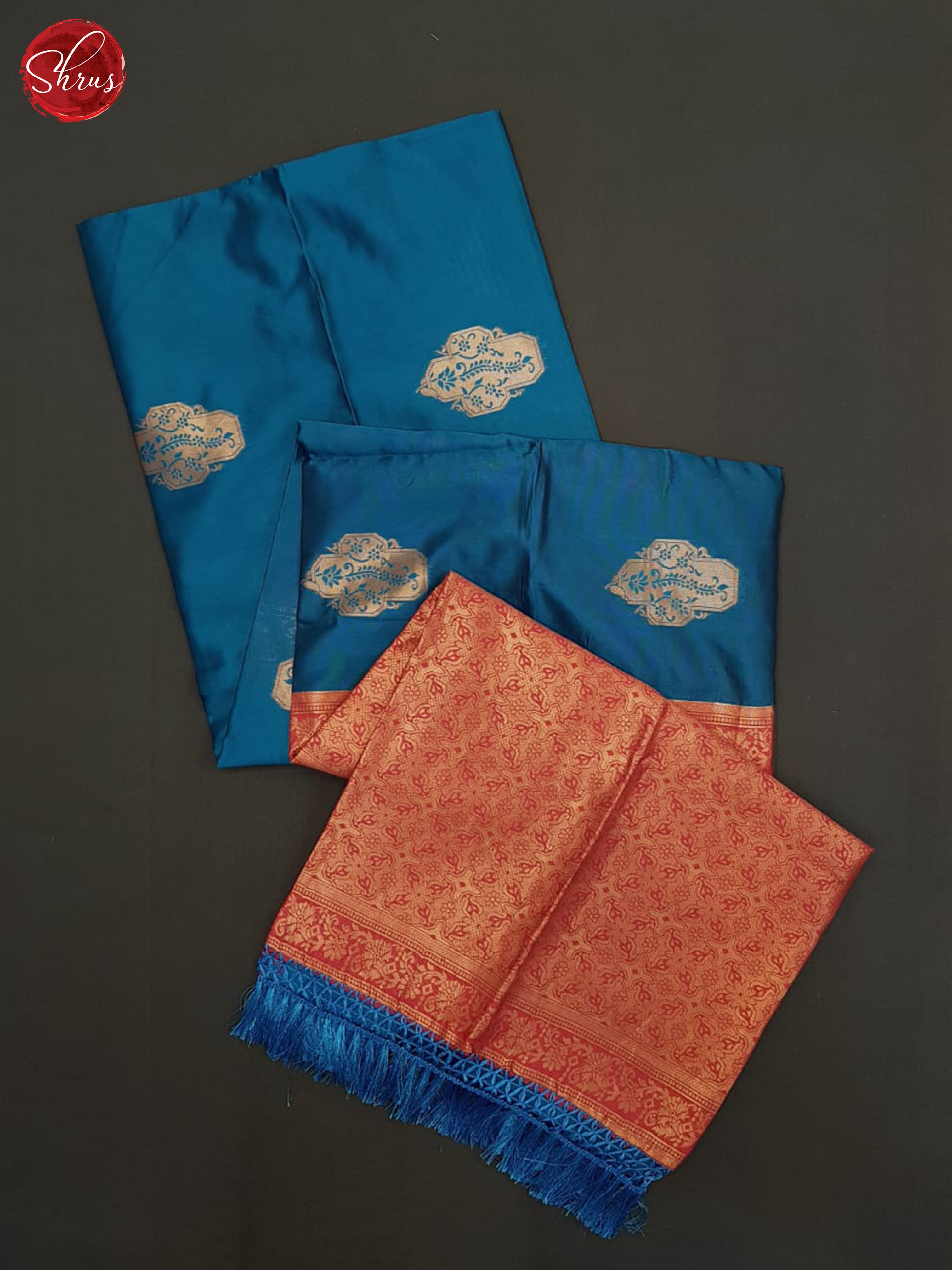 Blue And Pink-Semi soft silk saree - Shop on ShrusEternity.com