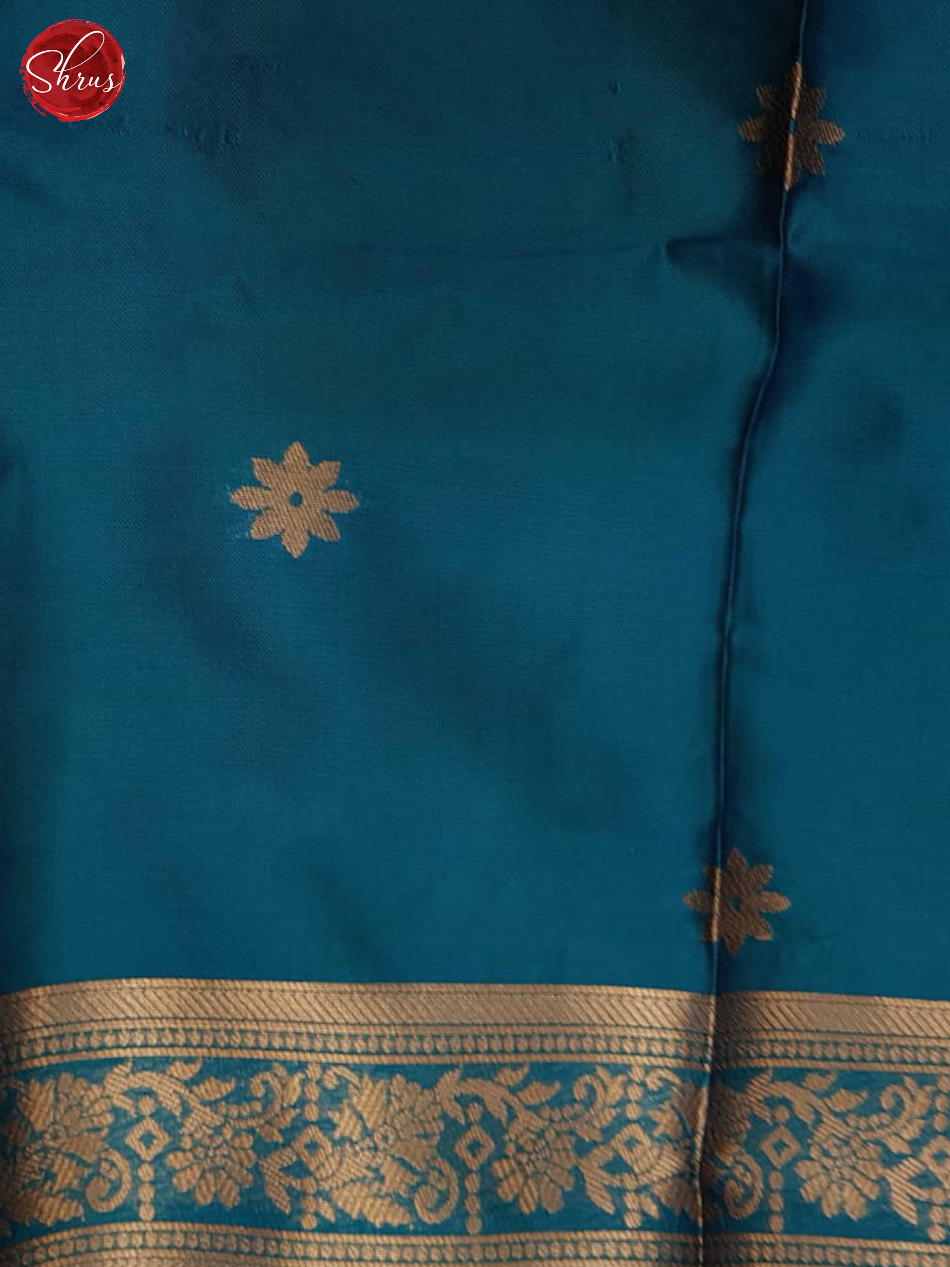 Green And Blue-Semi soft silk saree - Shop on ShrusEternity.com