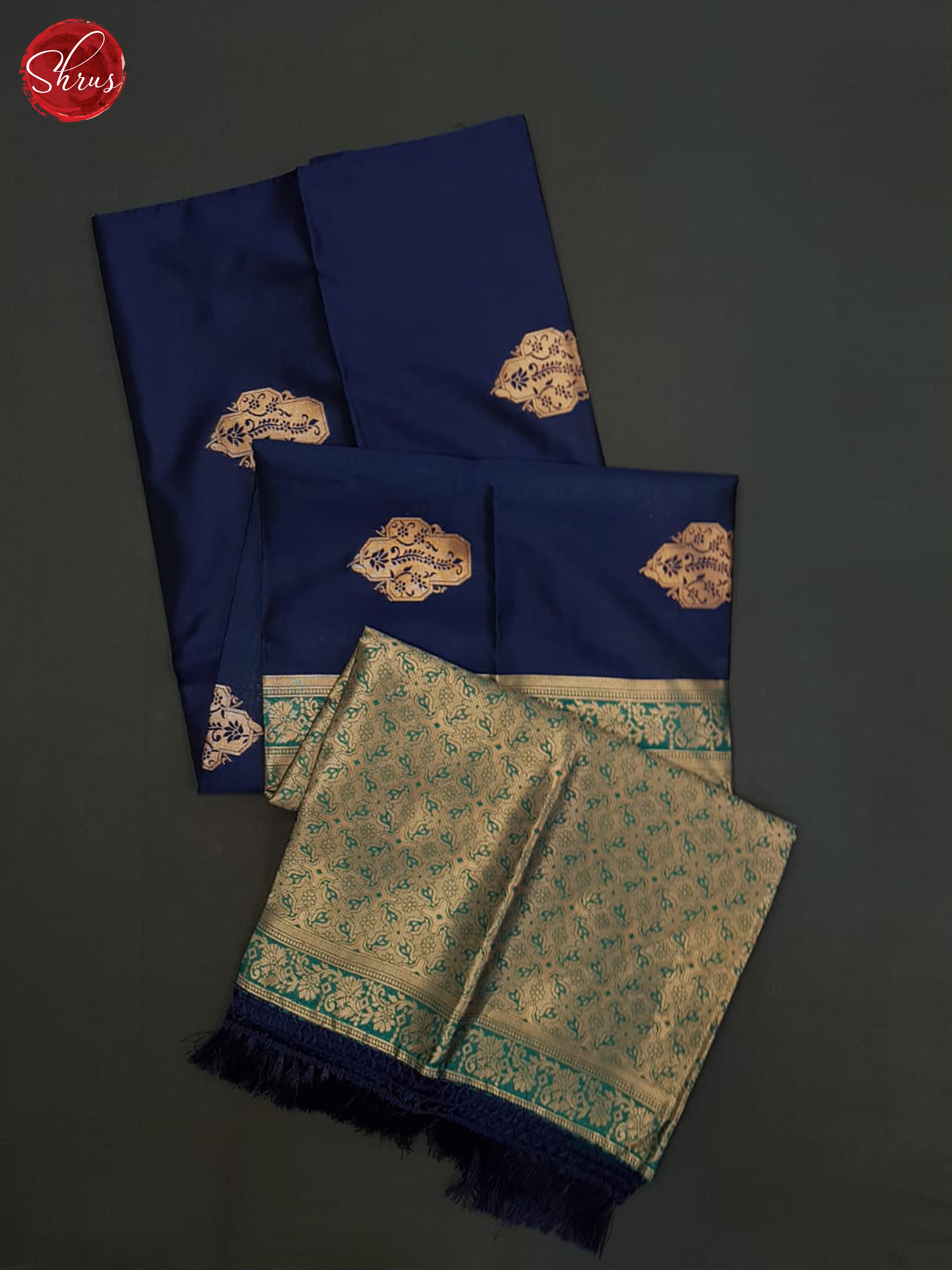 Blue And Green - Semi Soft silk saree - Shop on ShrusEternity.com