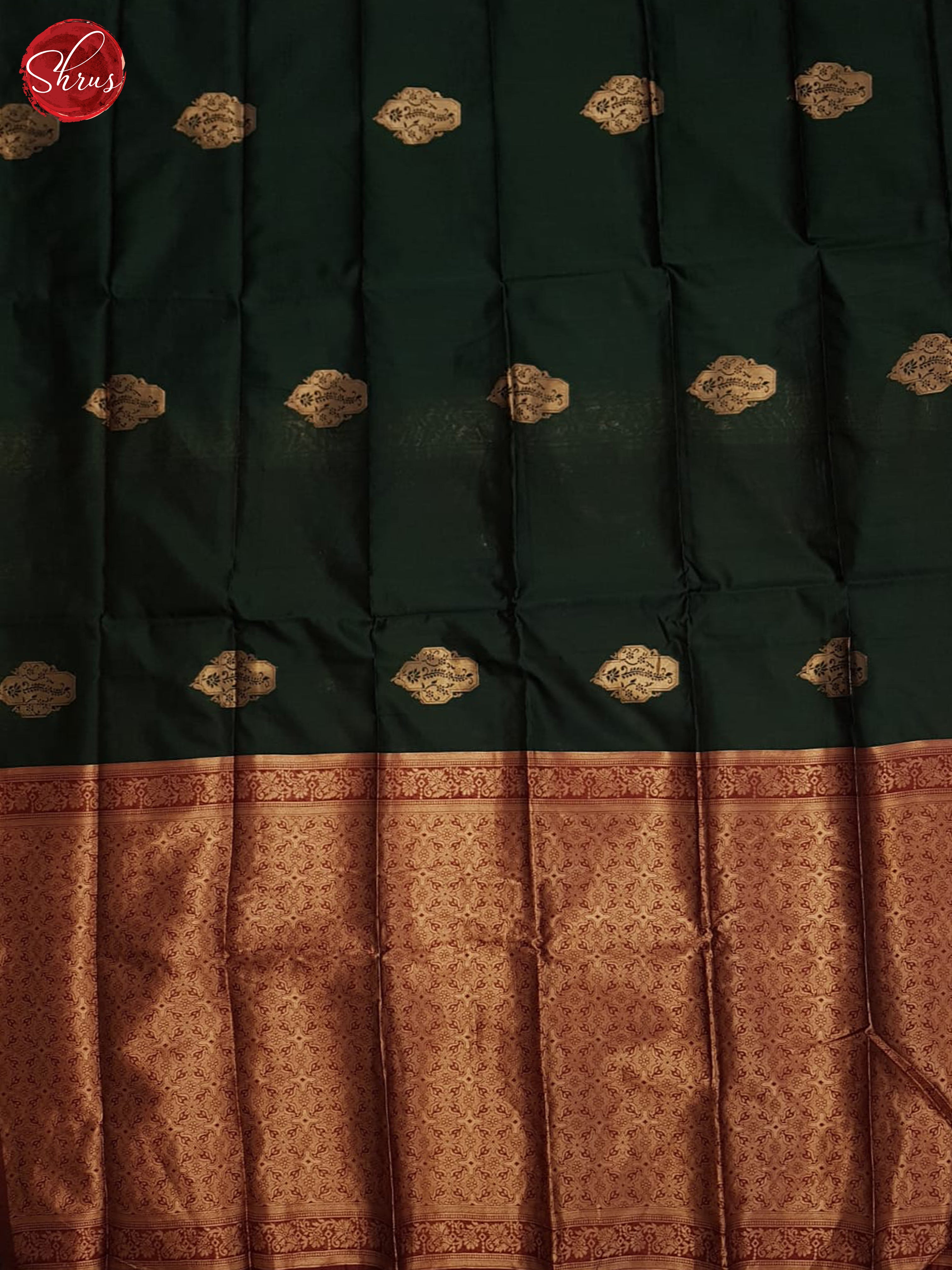 Green And Araku Maroon-semi soft silk saree - Shop on ShrusEternity.com