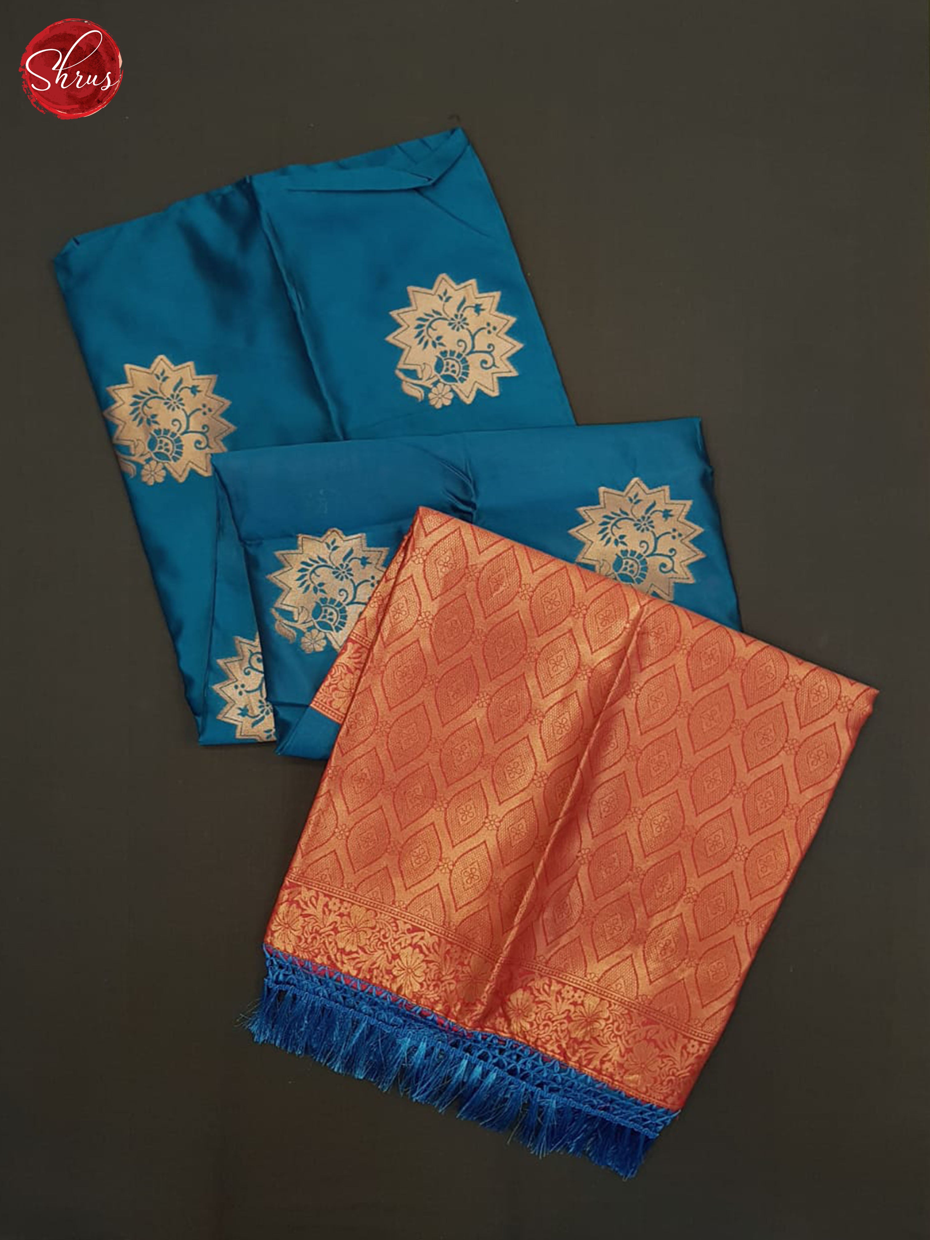 Blue And Pink-Semi Soft silk saree - Shop on ShrusEternity.com