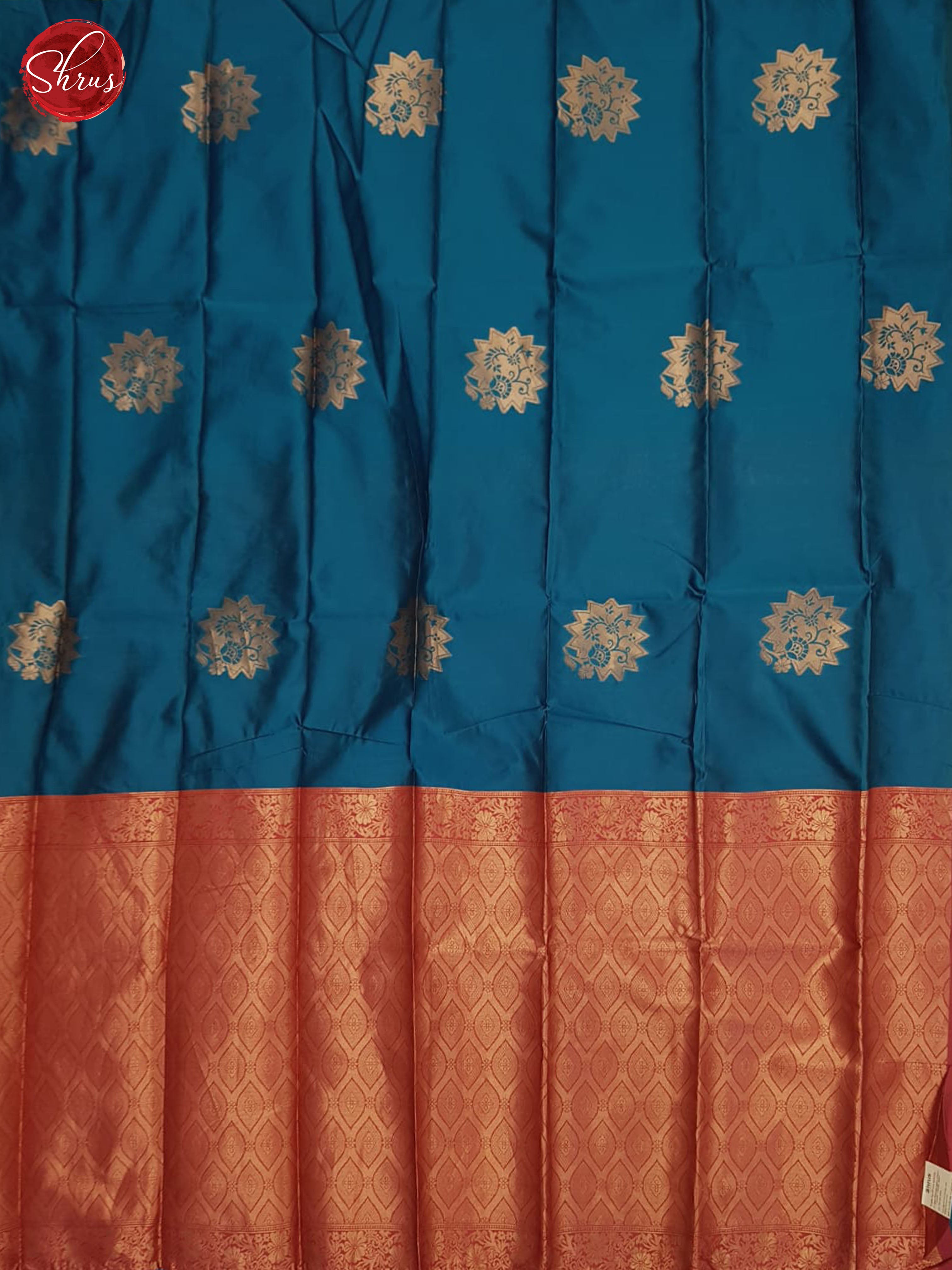 Blue And Pink-Semi Soft silk saree - Shop on ShrusEternity.com