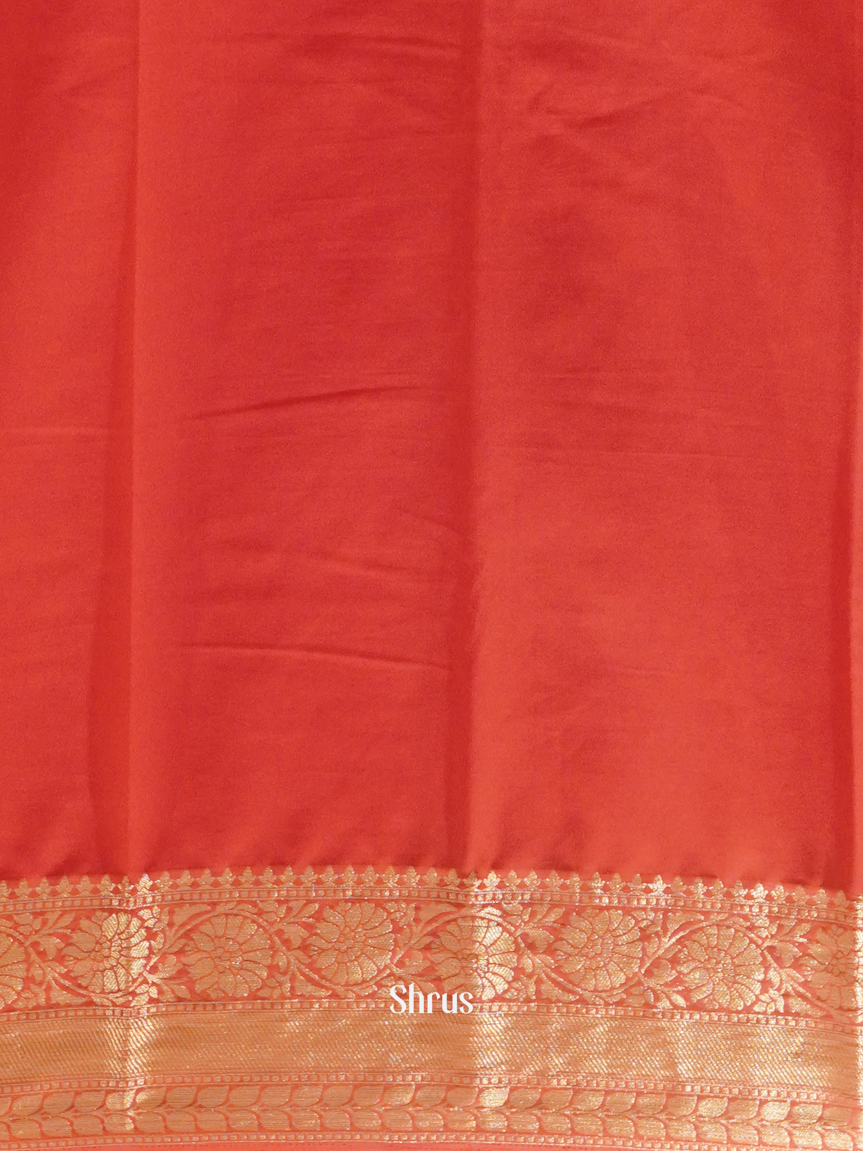 Pink(Single Tone) - Semi Georgette Saree