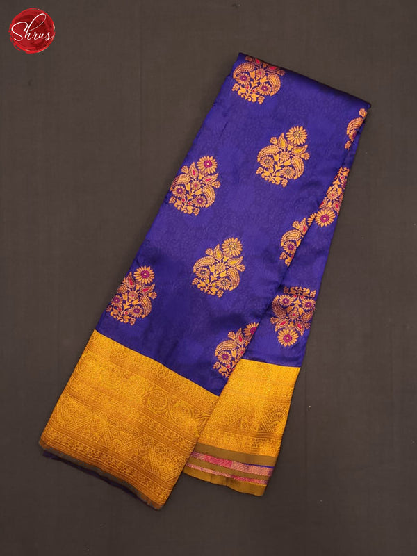 BHS17002 - Semi kanchipuram Saree - Shop on ShrusEternity.com