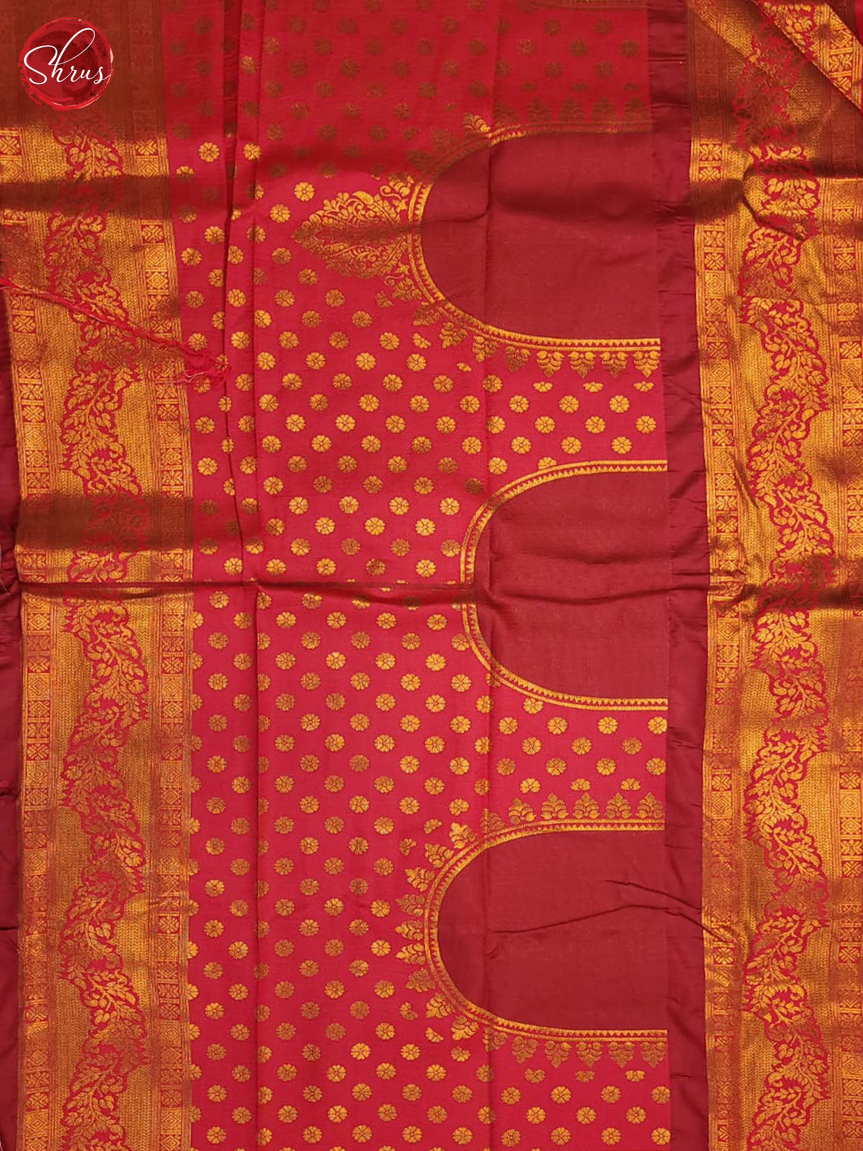 BHS17003 - Semi kanchipuram Saree - Shop on ShrusEternity.com