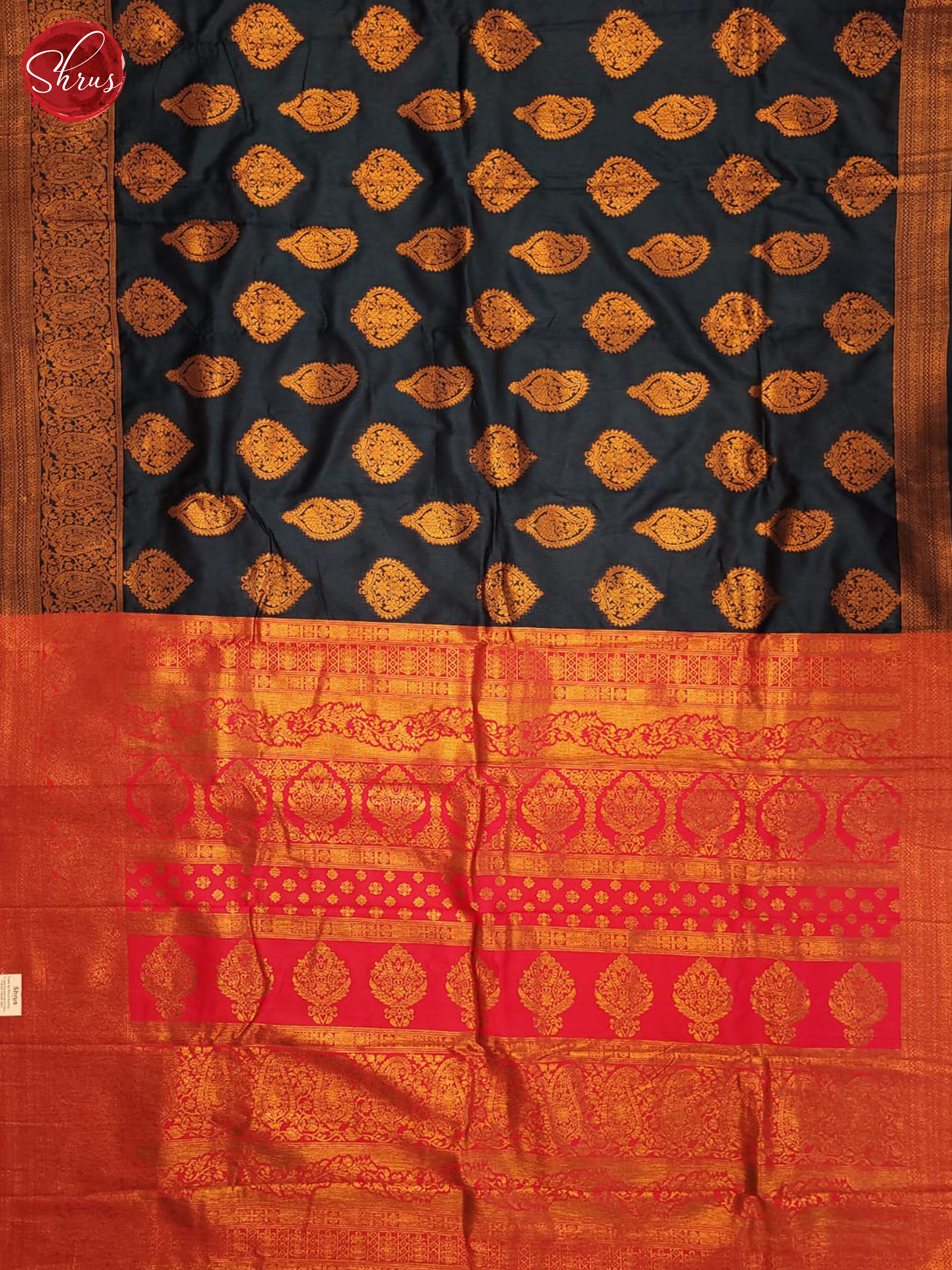 BHS17003 - Semi kanchipuram Saree - Shop on ShrusEternity.com