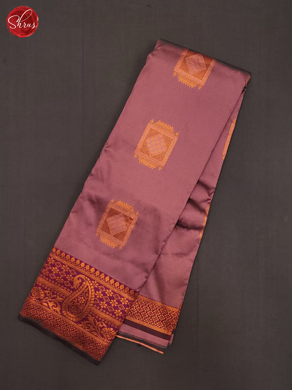 BHS17017 - Semi kanchipuram Saree - Shop on ShrusEternity.com