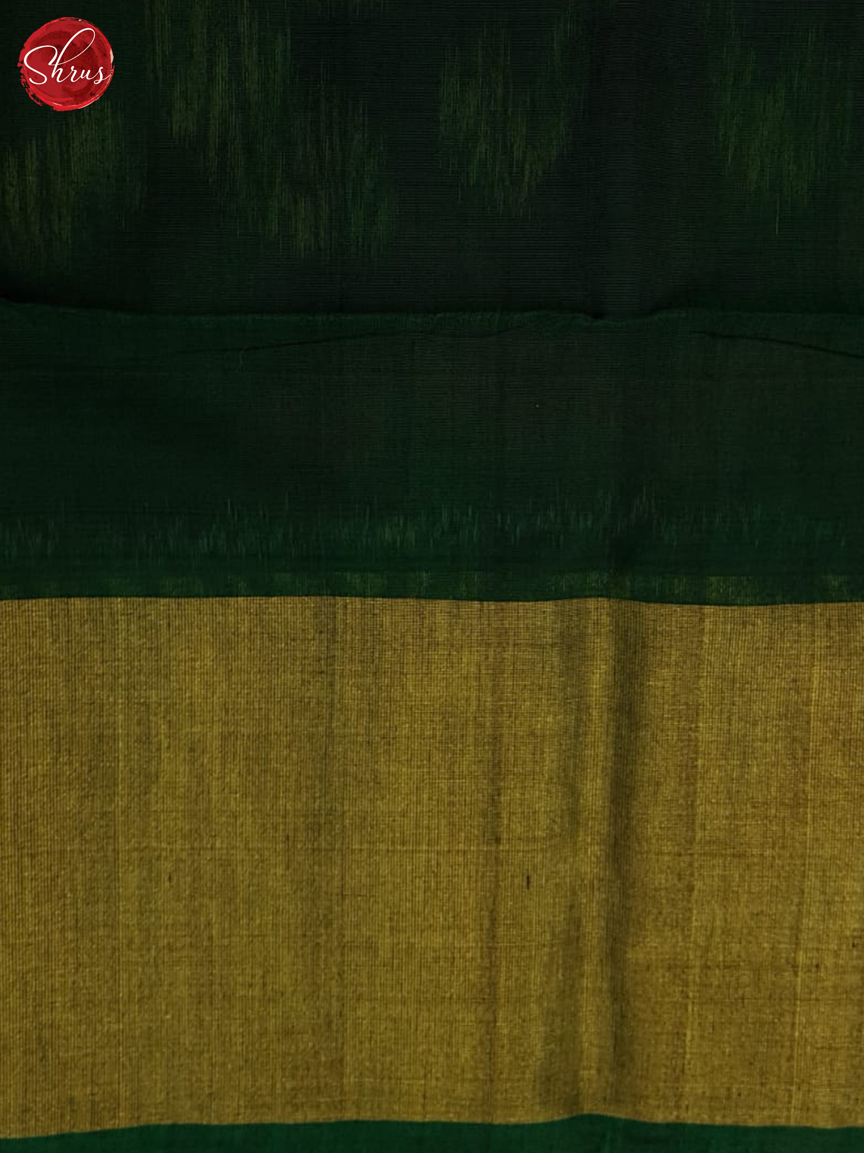 Arraku Marron And Green-Pochampally Silk Cotton Saree - Shop on ShrusEternity.com