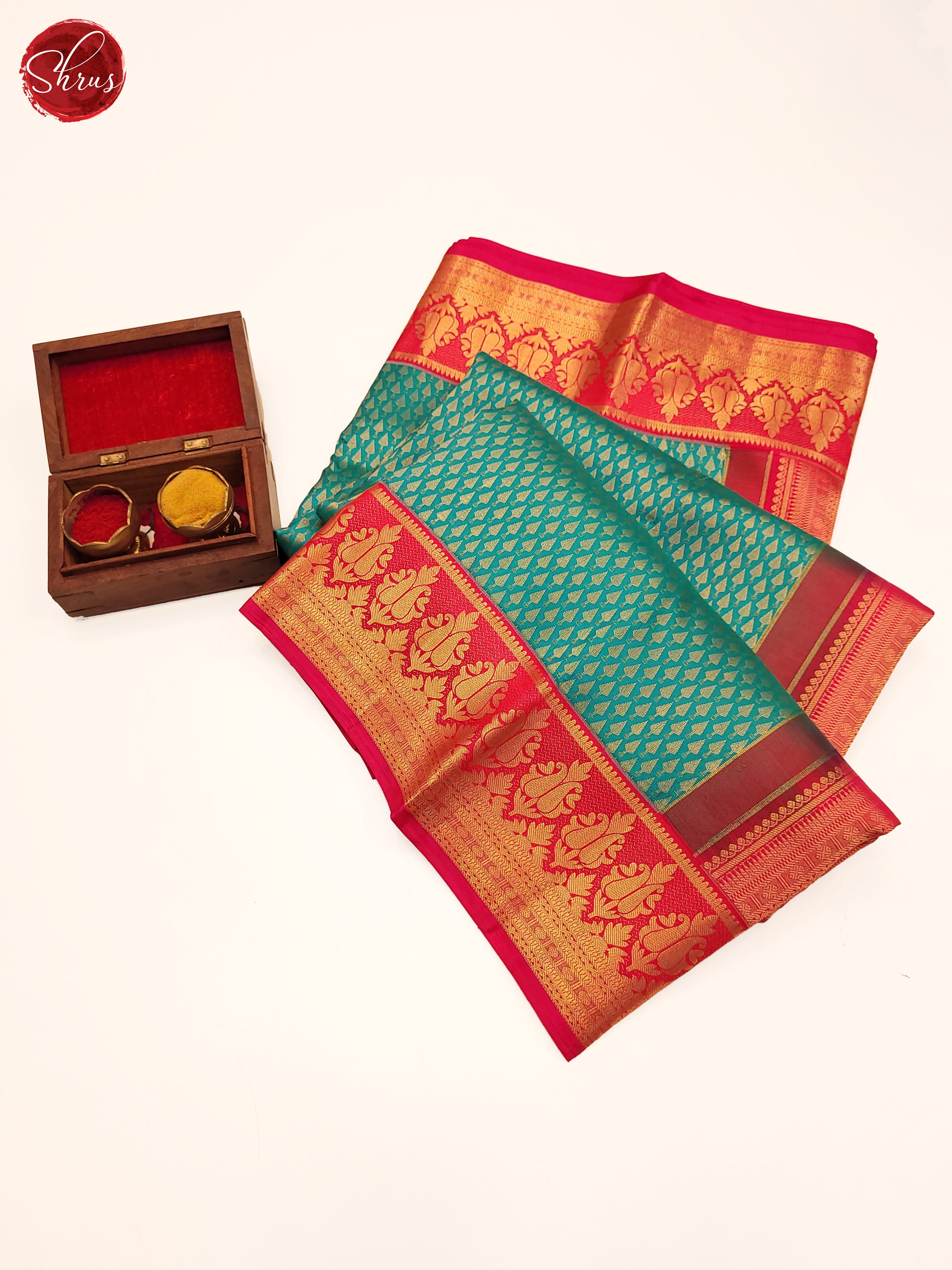 BHS21007 -  Kanchipuram Silk Saree - Shop on ShrusEternity.com