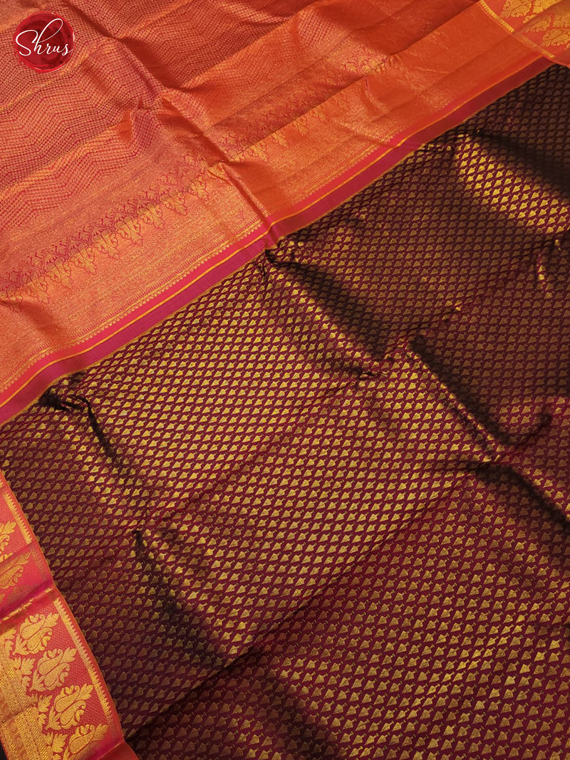 BHS21010 - Kanchipuram silk Saree - Shop on ShrusEternity.com