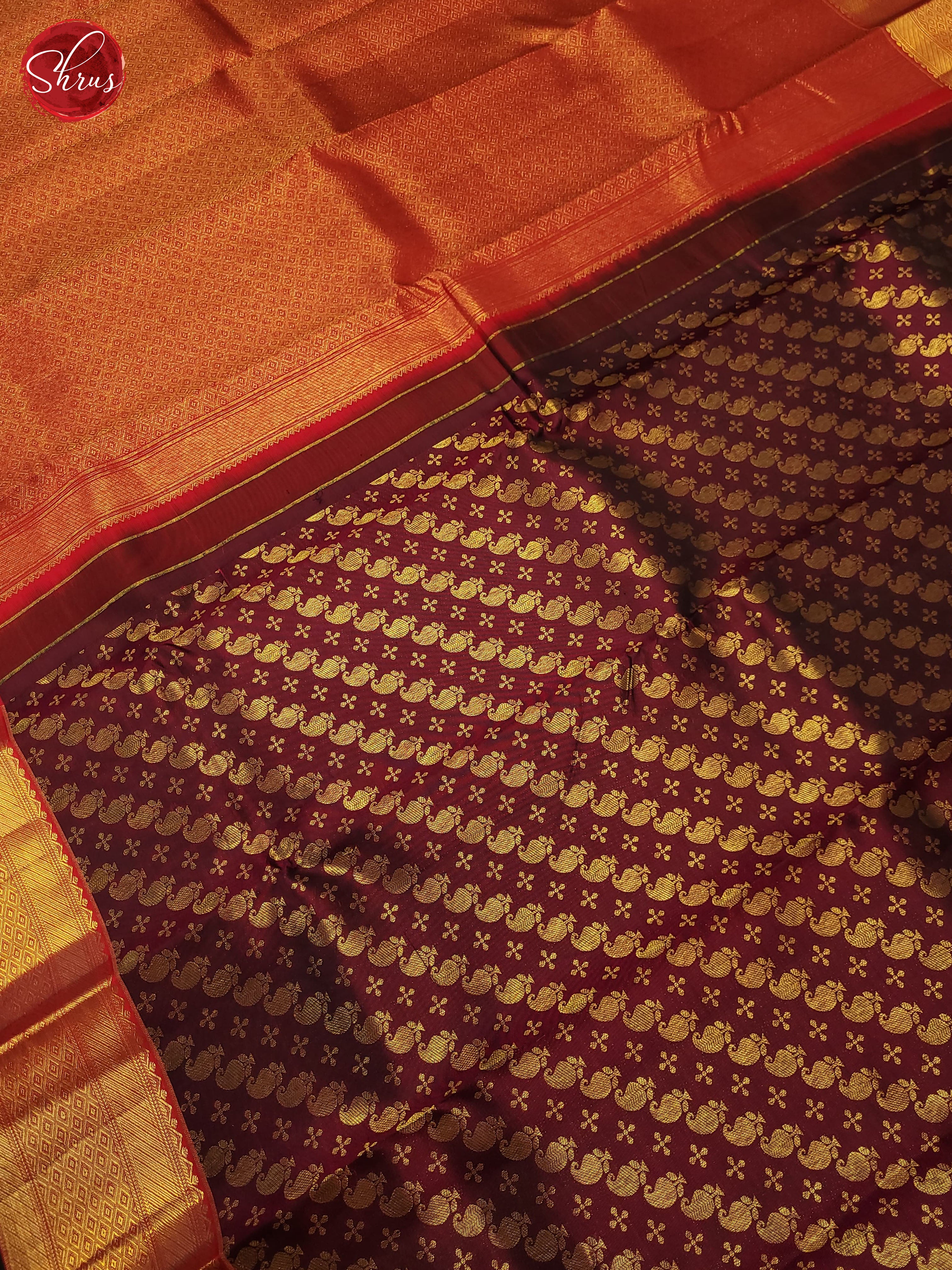 BHS21015 - Kanchipuram silk Saree - Shop on ShrusEternity.com