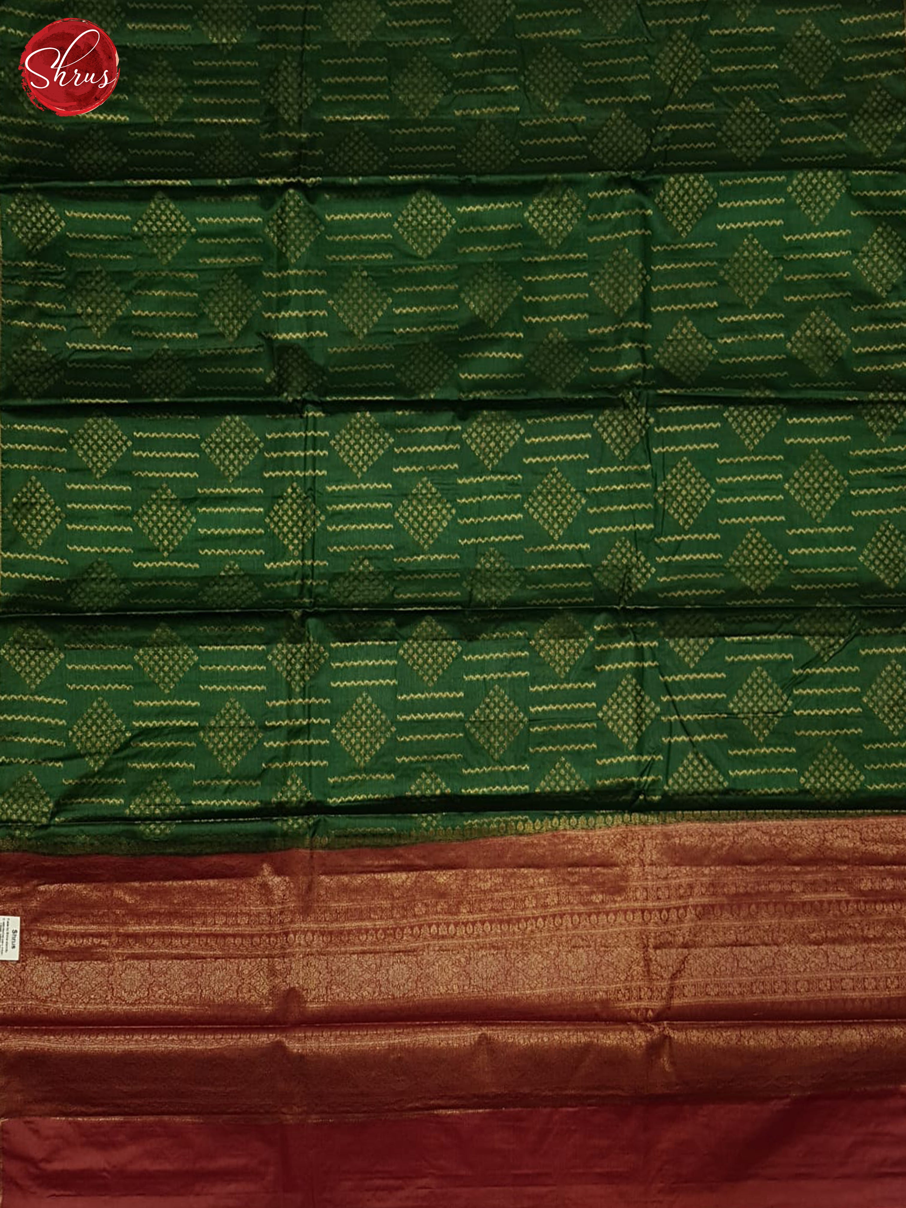 green and araku maroon-Tussar Saree - Shop on ShrusEternity.com
