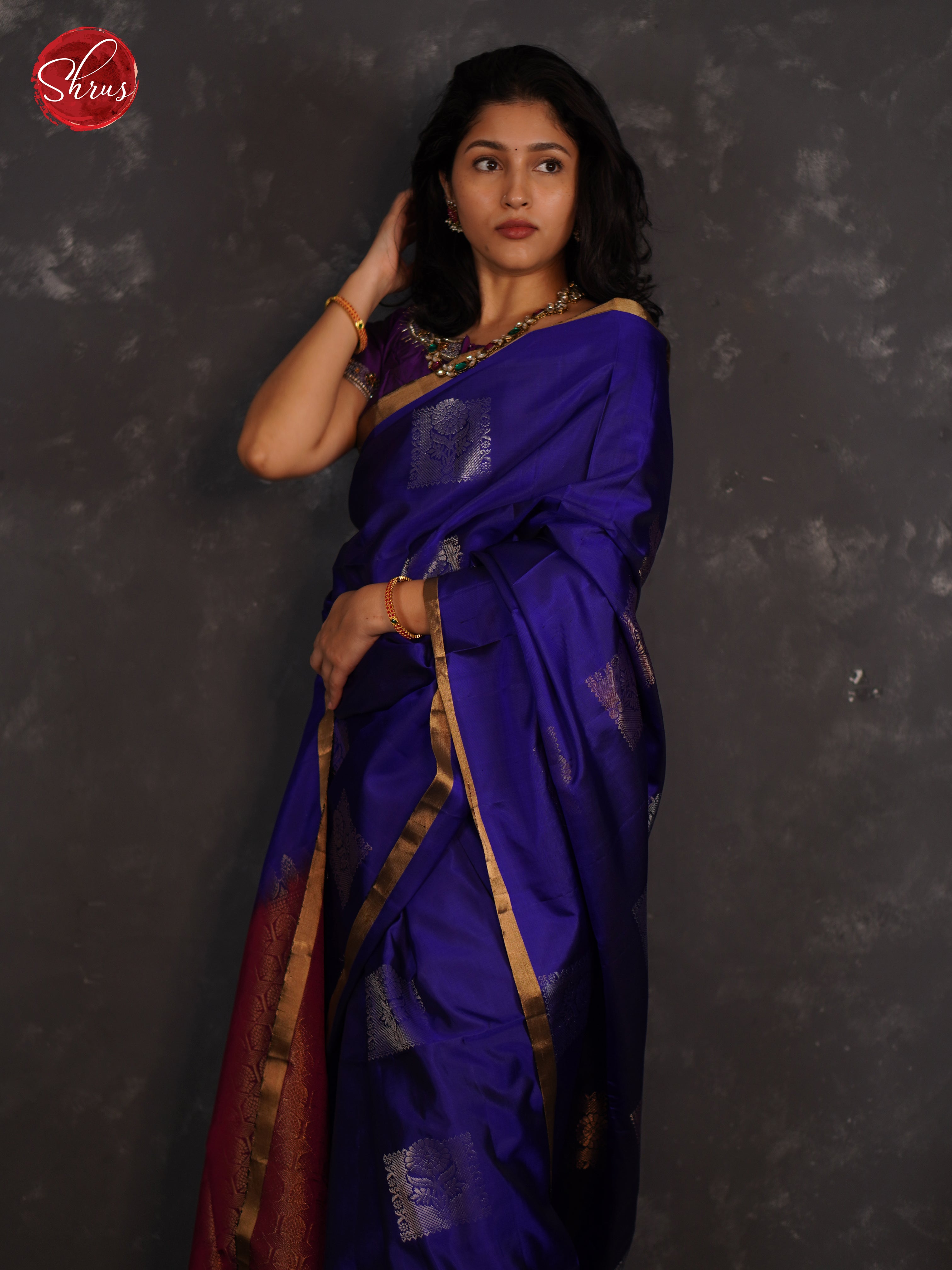 BHS21394 - Softsilk Saree - Shop on ShrusEternity.com