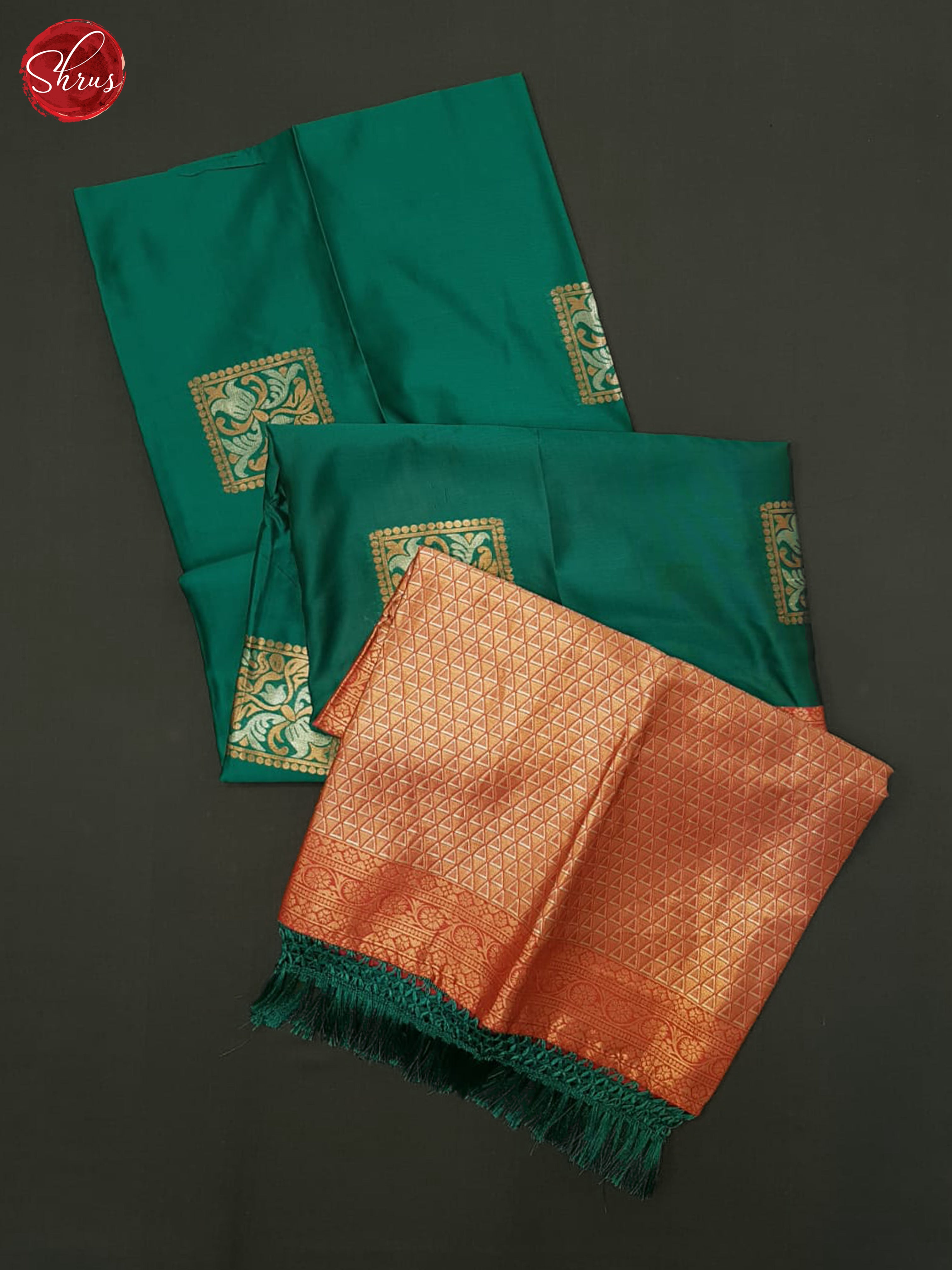 Green And Pink-Semi Soft Silk Saree - Shop on ShrusEternity.com