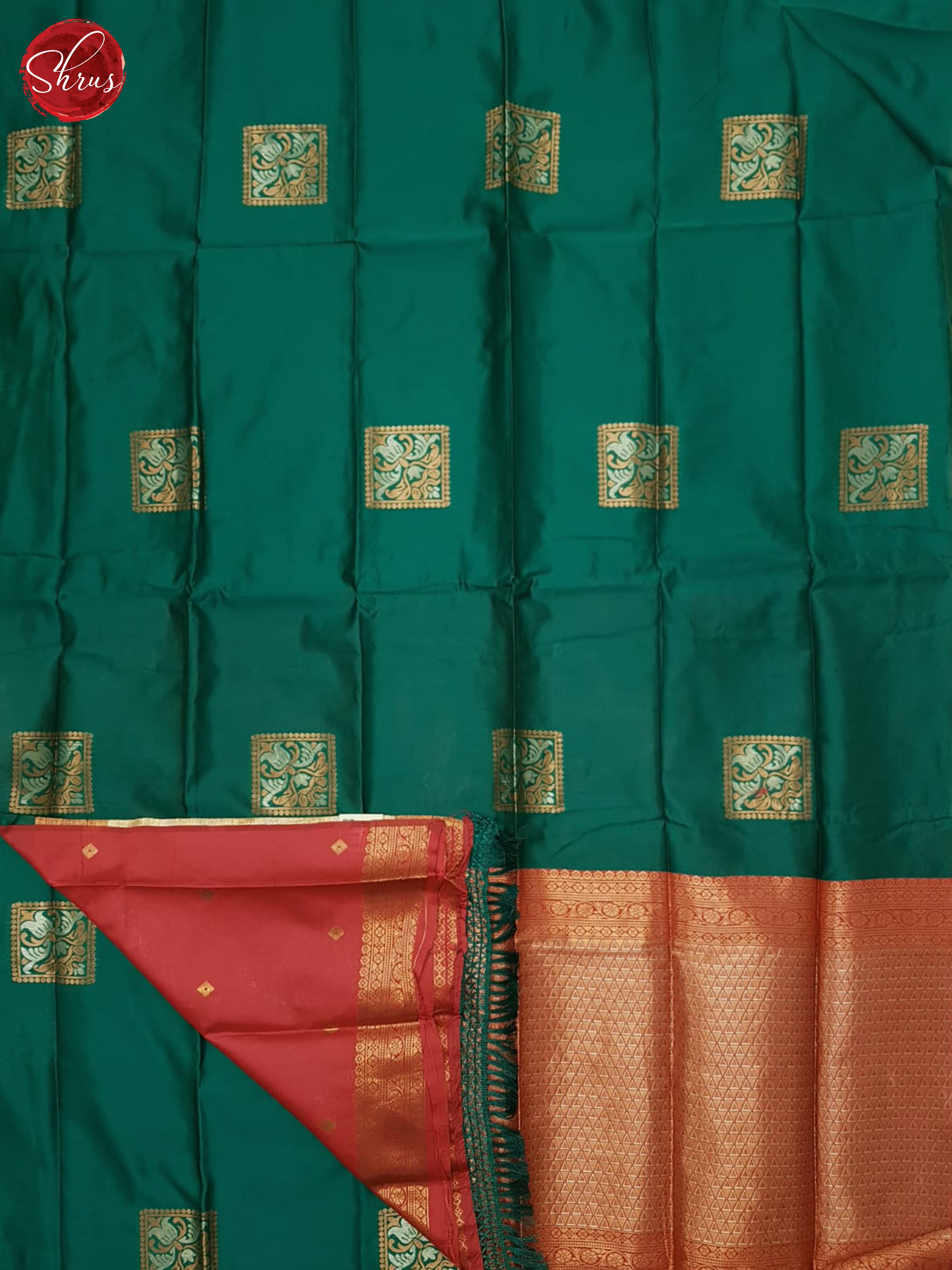 Green And Pink-Semi Soft Silk Saree - Shop on ShrusEternity.com