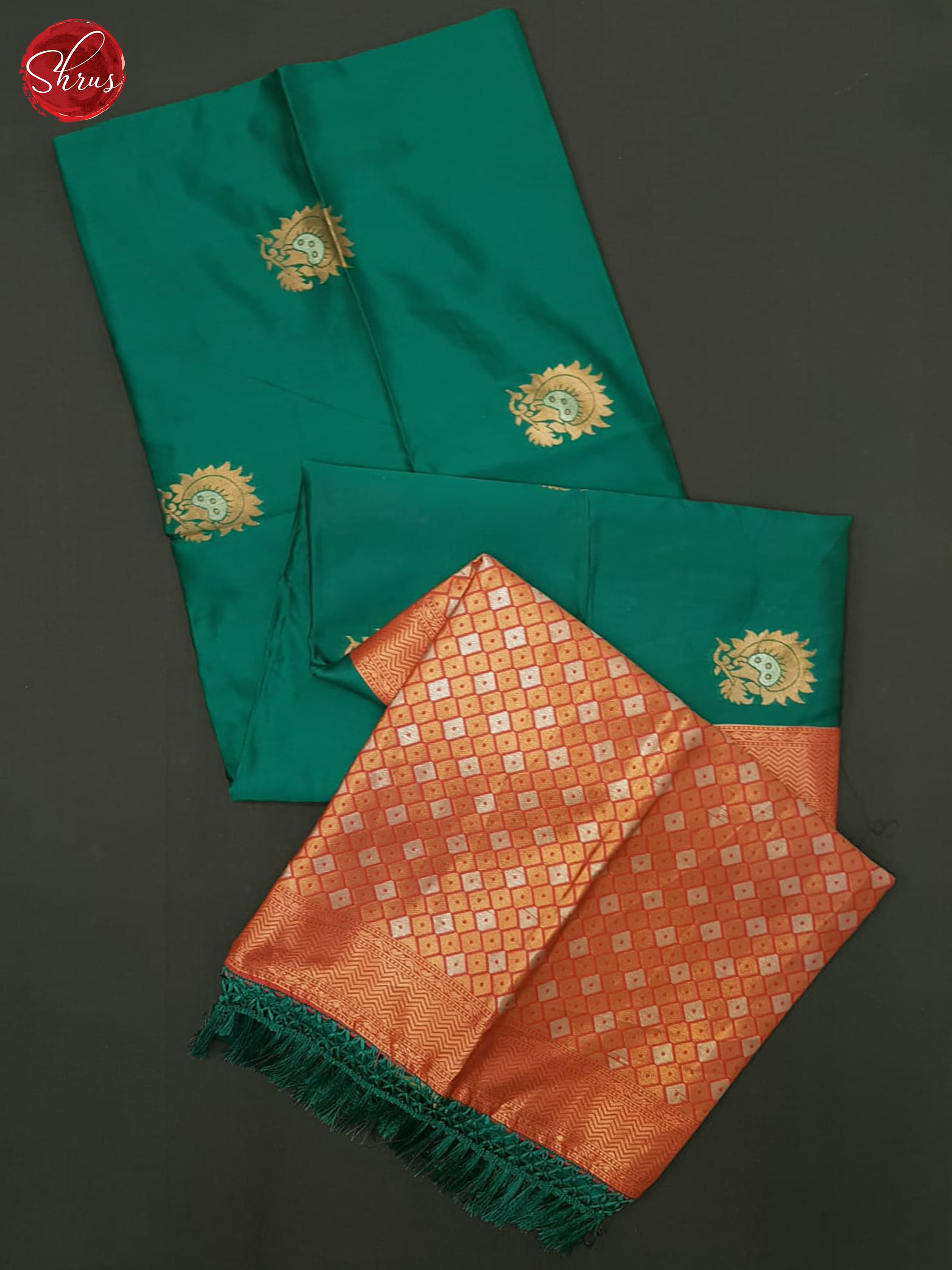 Green & Pink - Semi Softsilk Saree - Shop on ShrusEternity.com