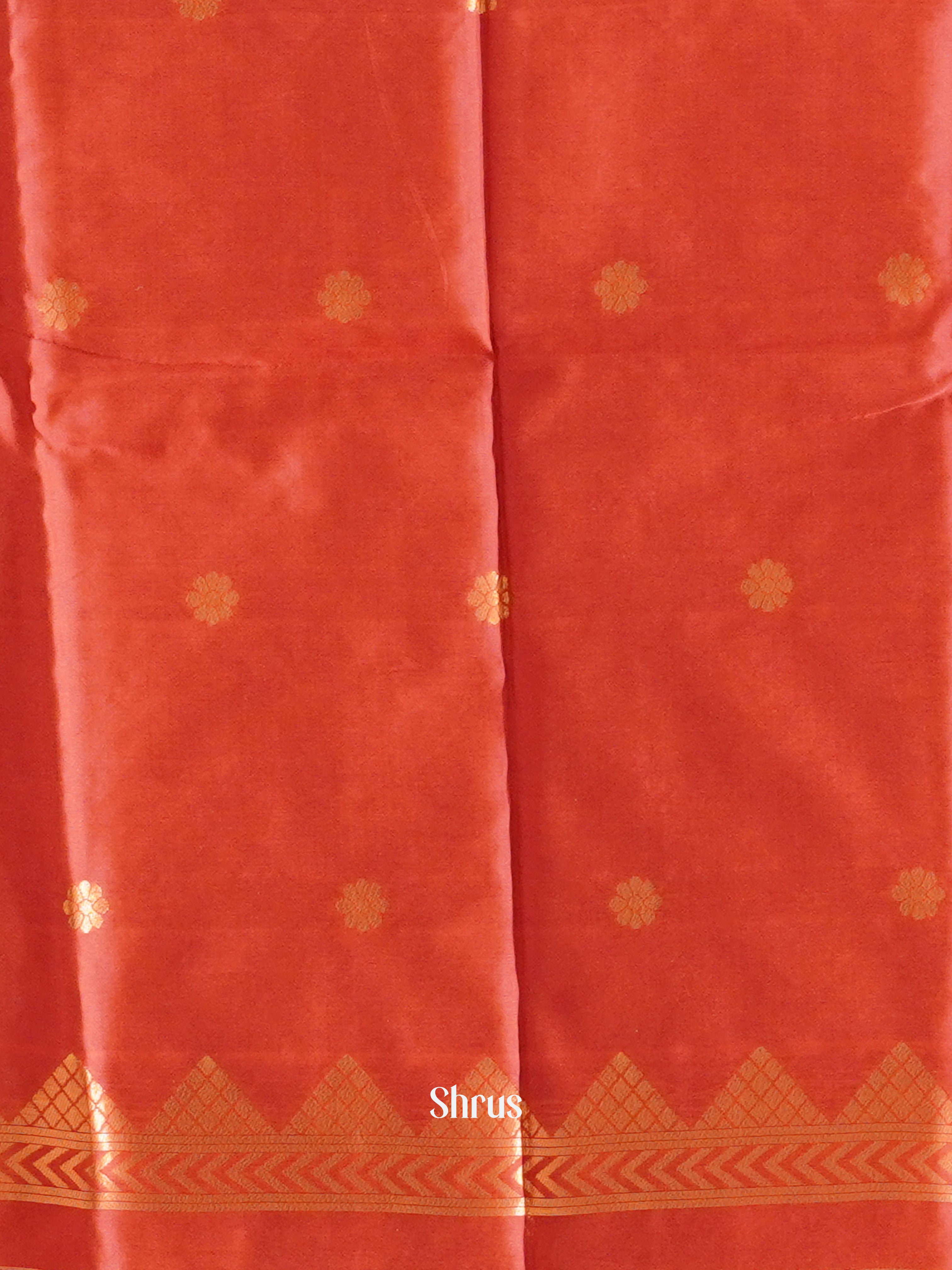 Green And Pink- Semi Soft Silk Saree