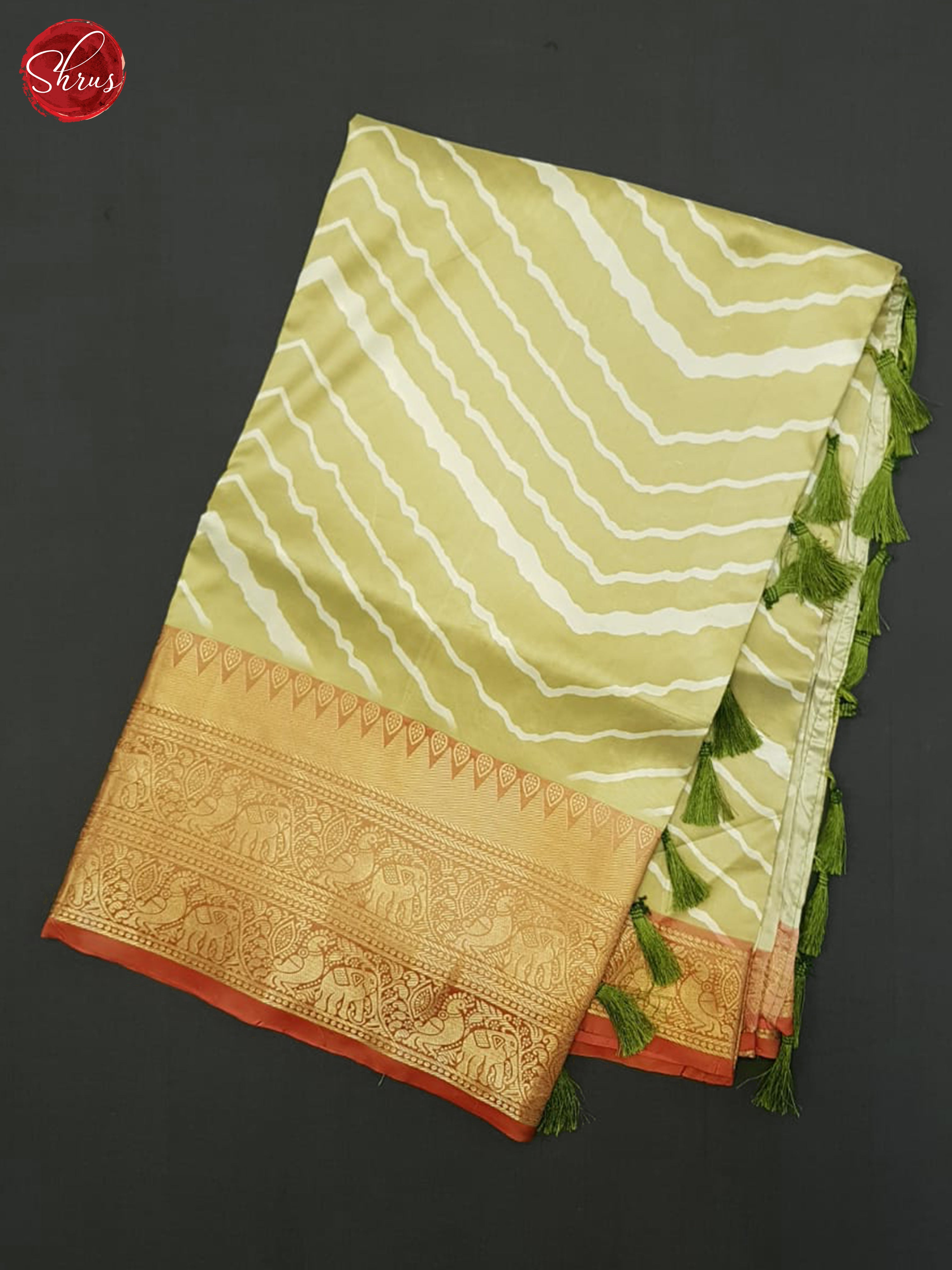 BHS23293 - Semi Dupion Saree - Shop on ShrusEternity.com