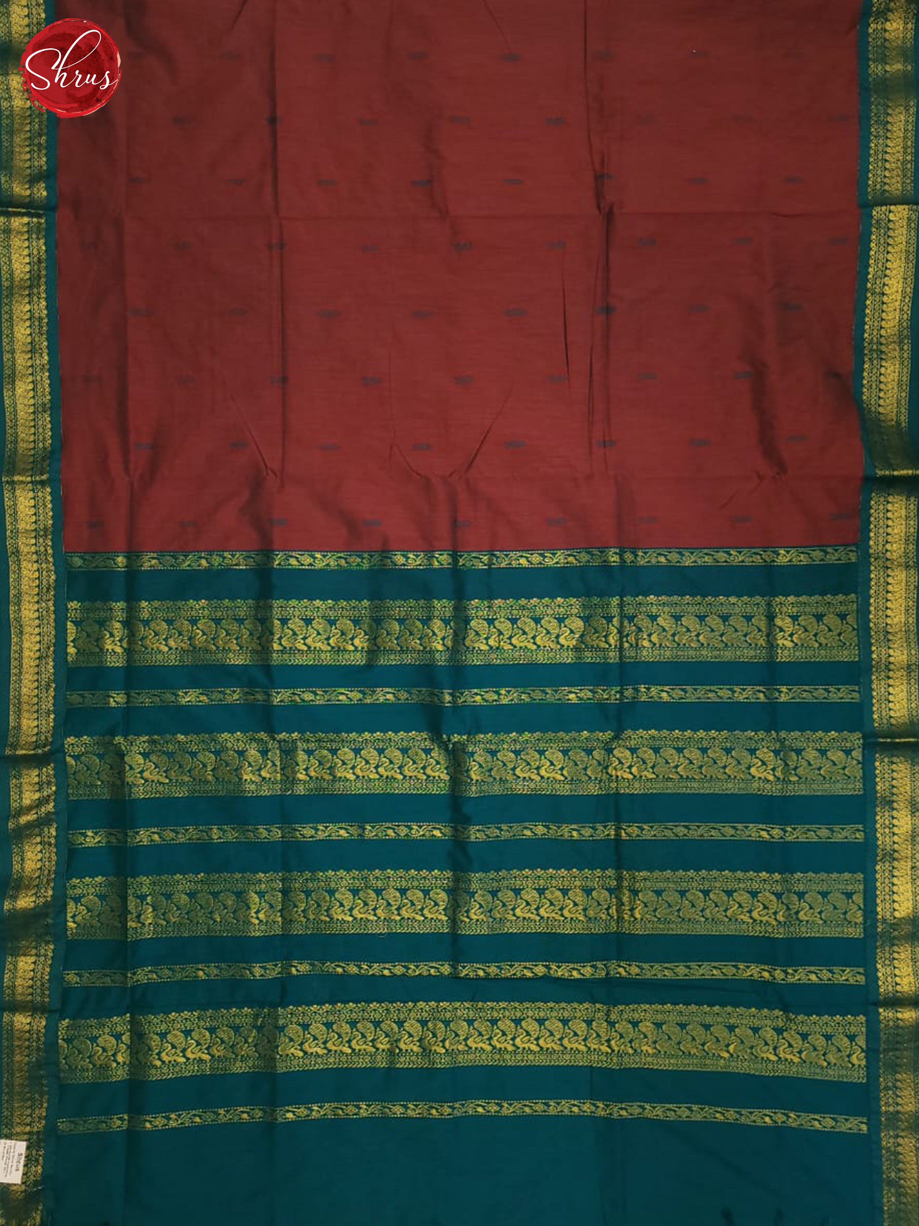 BHS23307 - Semi Gadwal Saree - Shop on ShrusEternity.com