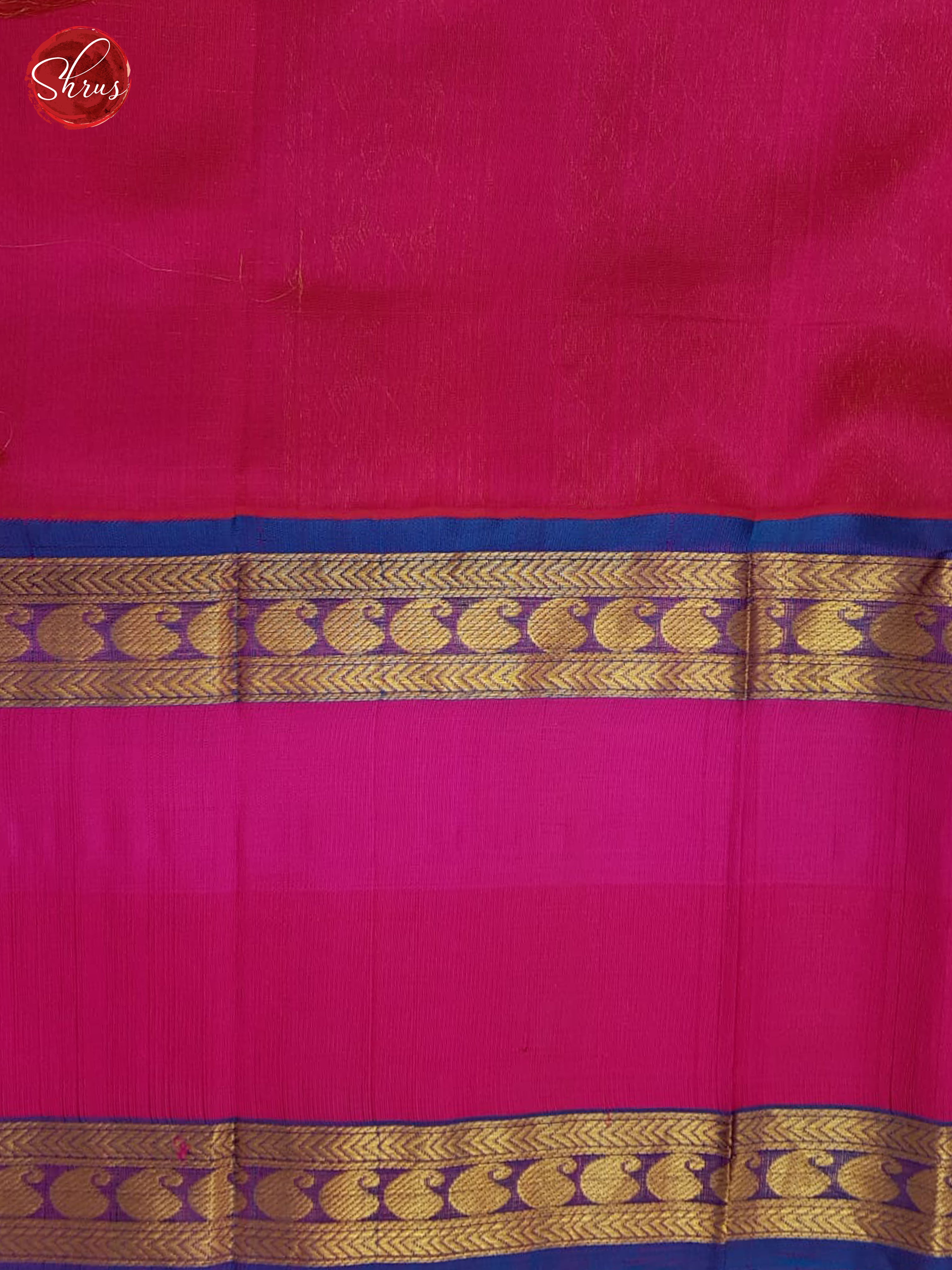 Yellow And Pink- Silk Cotton saree - Shop on ShrusEternity.com