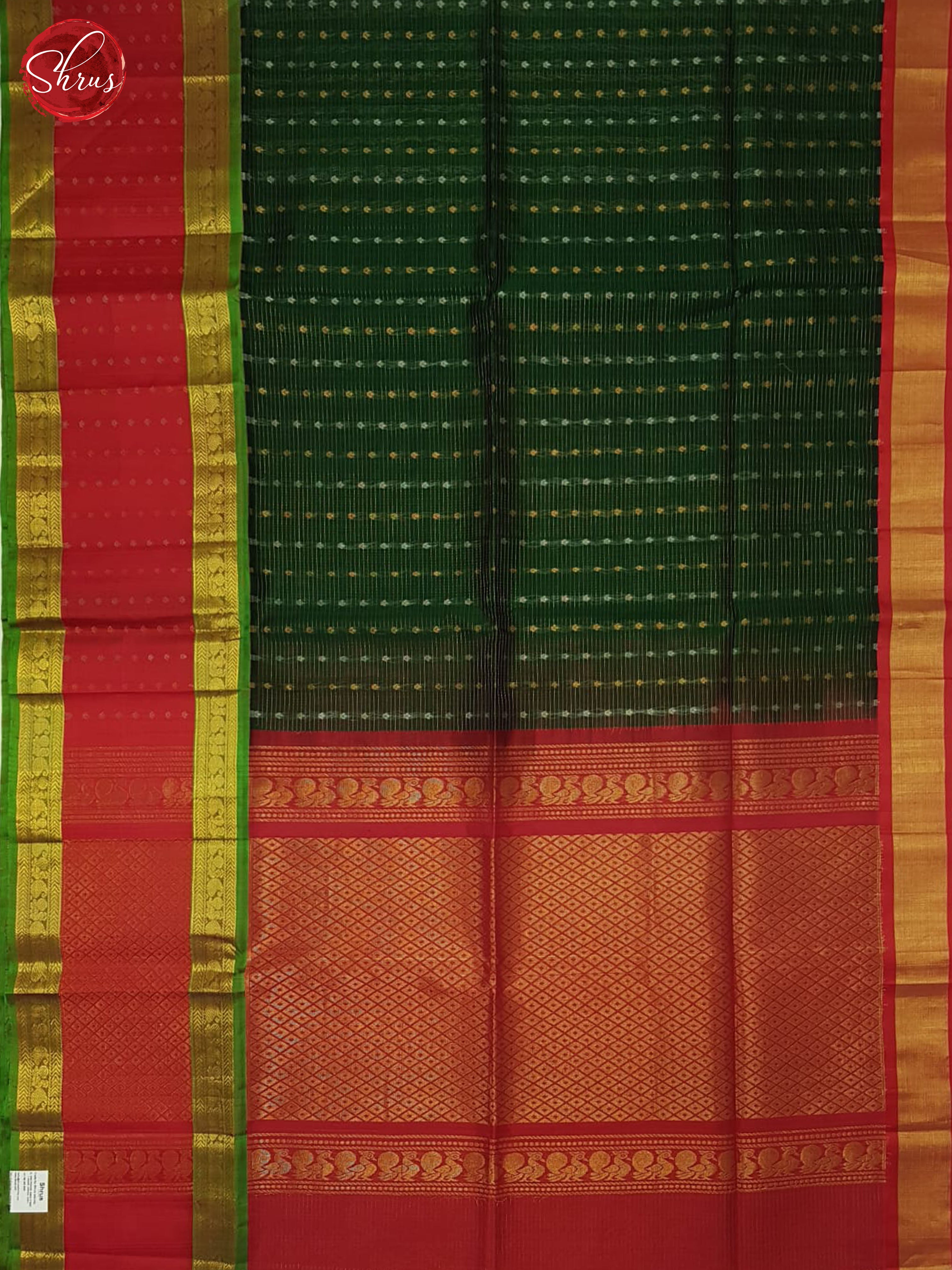 BHS24085 - Silk Cotton Saree - Shop on ShrusEternity.com
