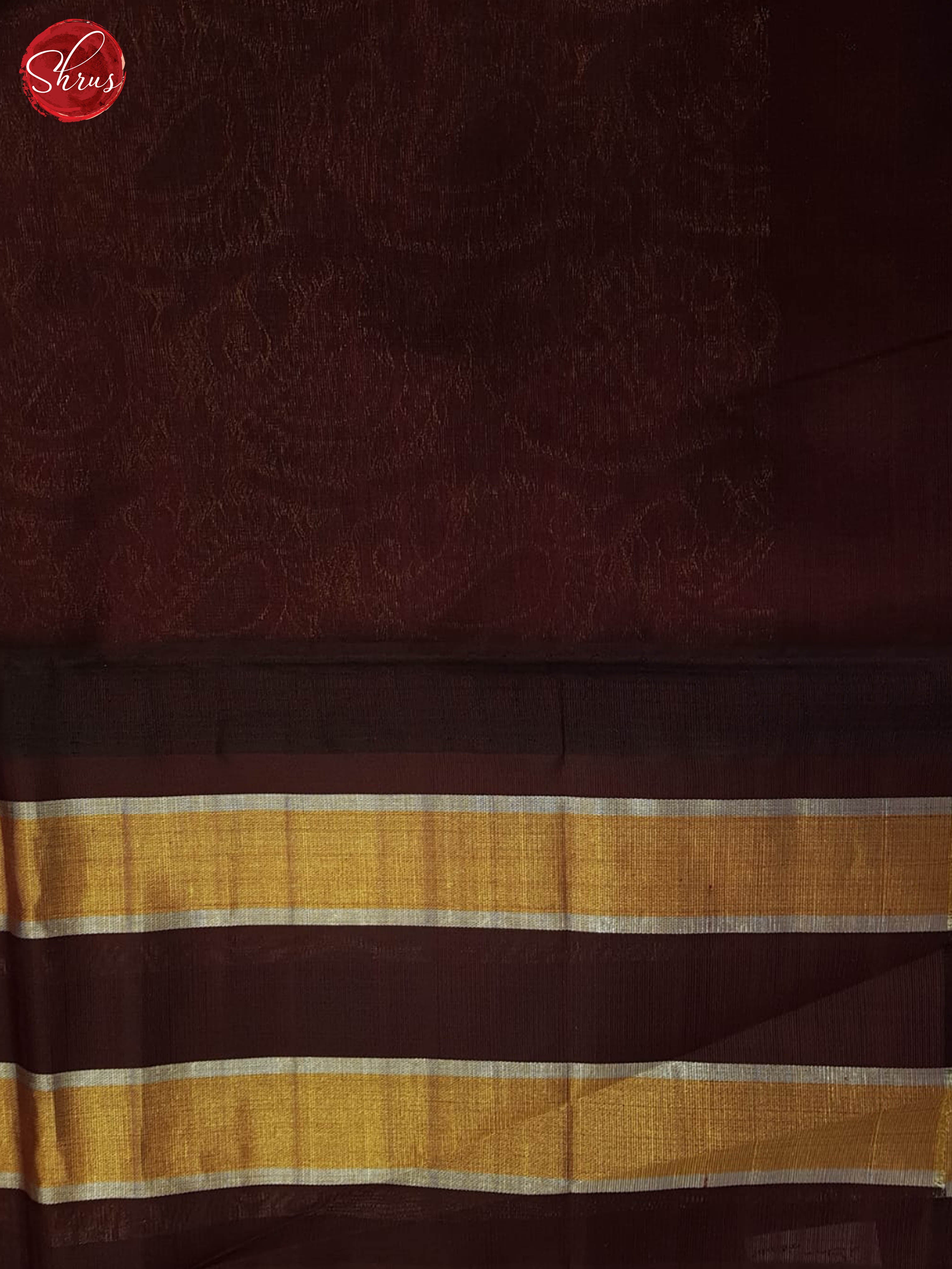 Beige And Brown-Silk Cotton Saree - Shop on ShrusEternity.com